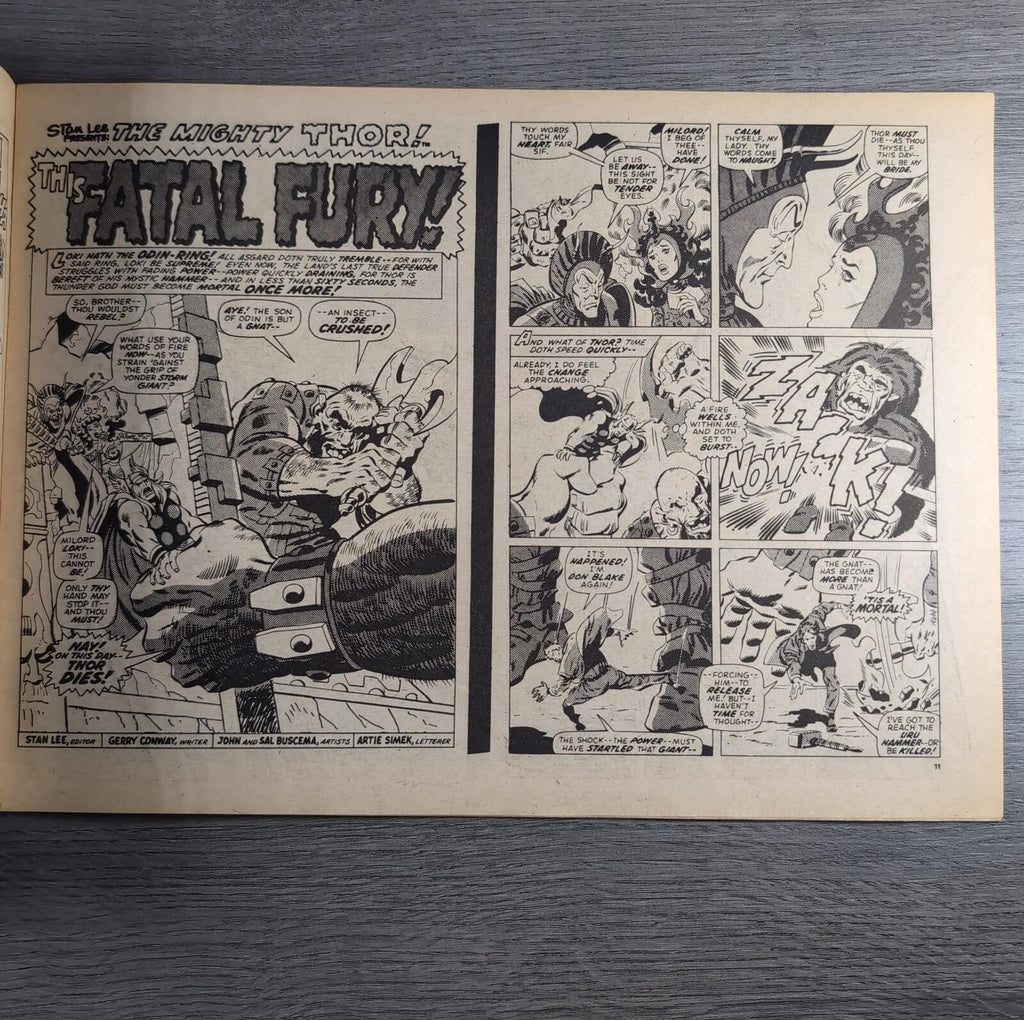 Super Spider-Man With The Super Heroes No. 196 Marvel Comics 10th November 1976