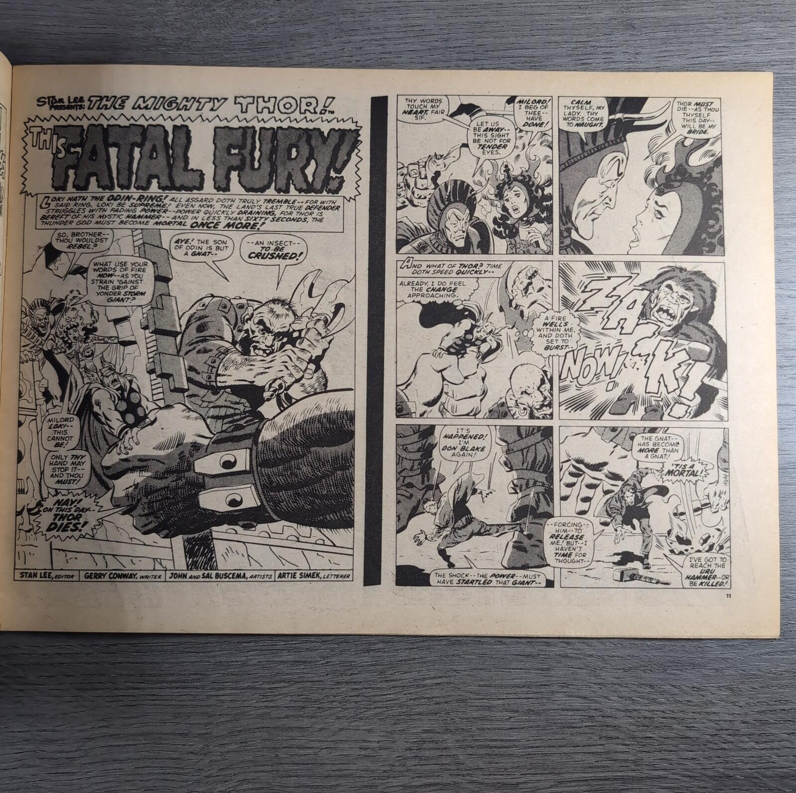 Super Spider-Man With The Super Heroes No. 196 Marvel Comics 10th November 1976
