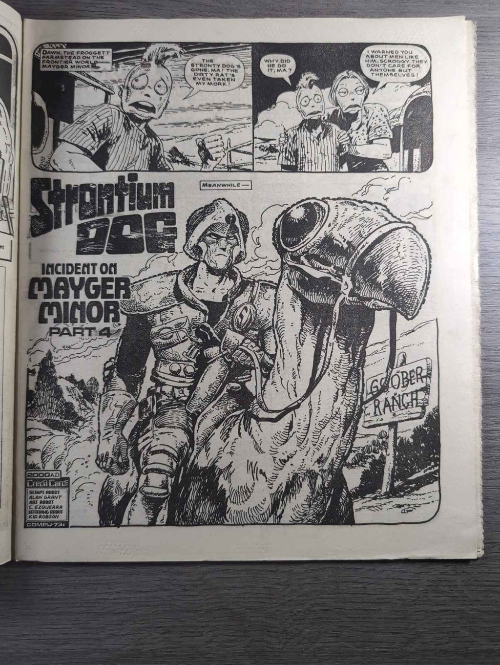 2000AD Prog 493 Featuring Judge Dread Comic 25th Oct 1986 Vintage Retro Comic