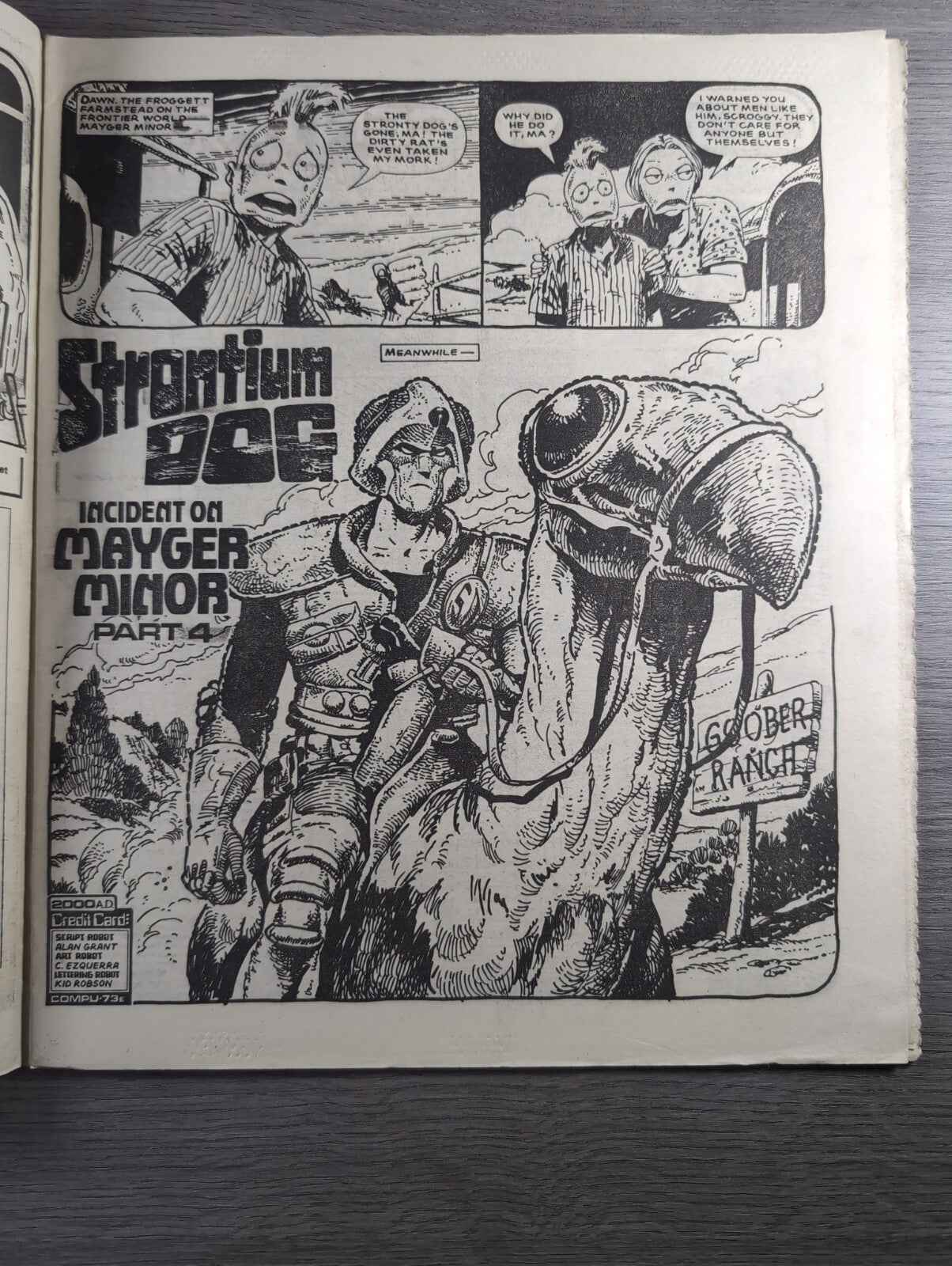 2000AD Prog 493 Featuring Judge Dread Comic 25th Oct 1986 Vintage Retro Comic