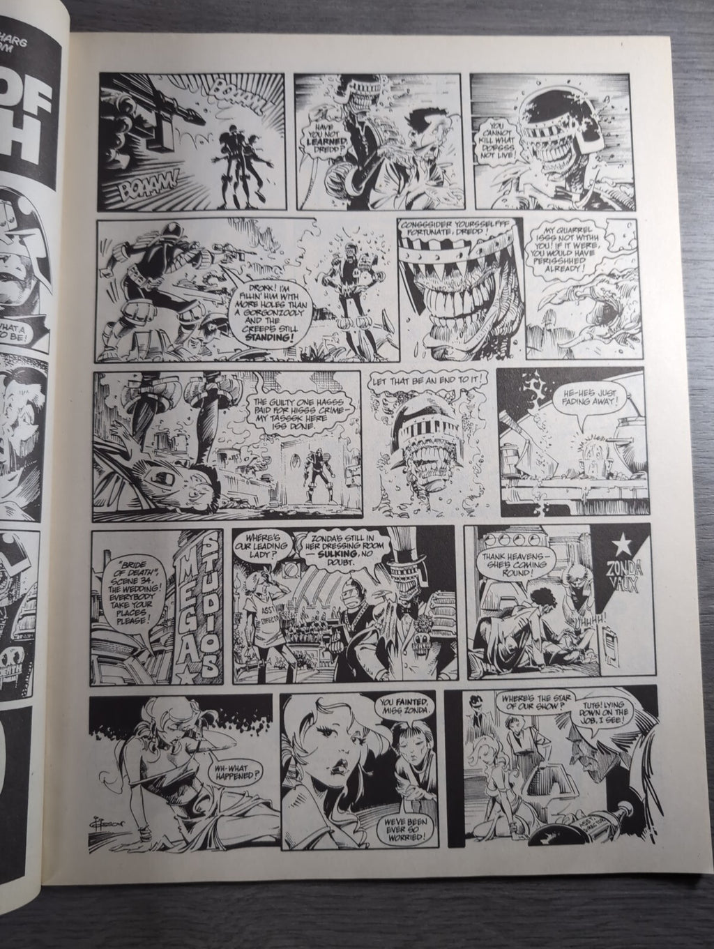 2000AD Prog 607 Featuring Judge Dread Comic 31st Dec 1988 Vintage Retro Comic
