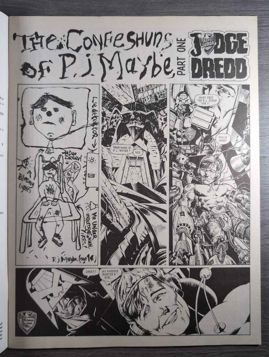 2000AD Prog 632 Featuring Judge Dread Comic 23rd June 1989  Vintage Retro Comic