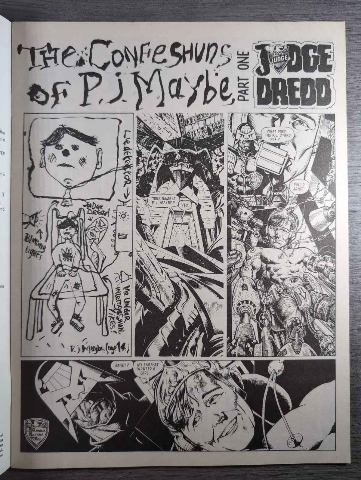 2000AD Prog 632 Featuring Judge Dread Comic 23rd June 1989  Vintage Retro Comic