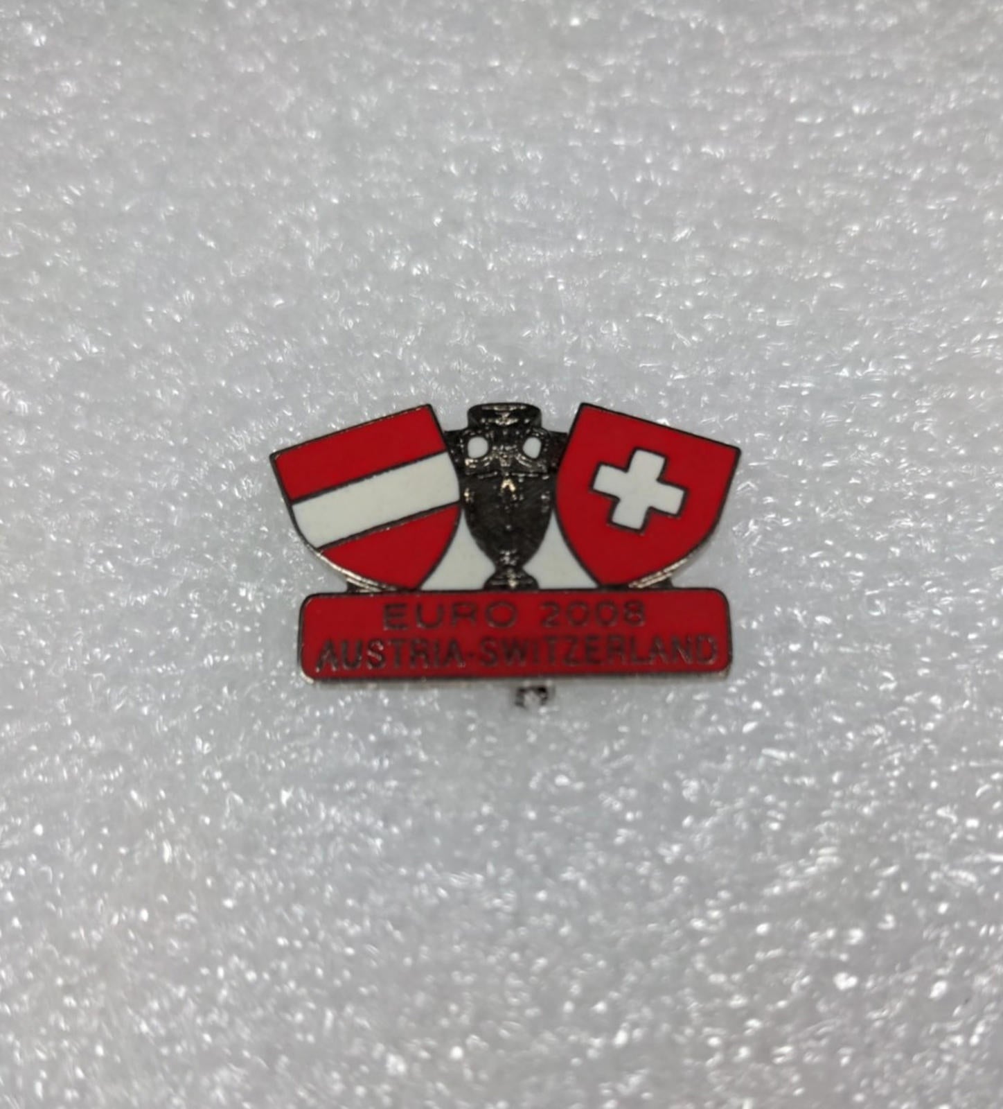 Austria v Switzerland Euro 2008 Football Match Pin Badge - Retrorama UK