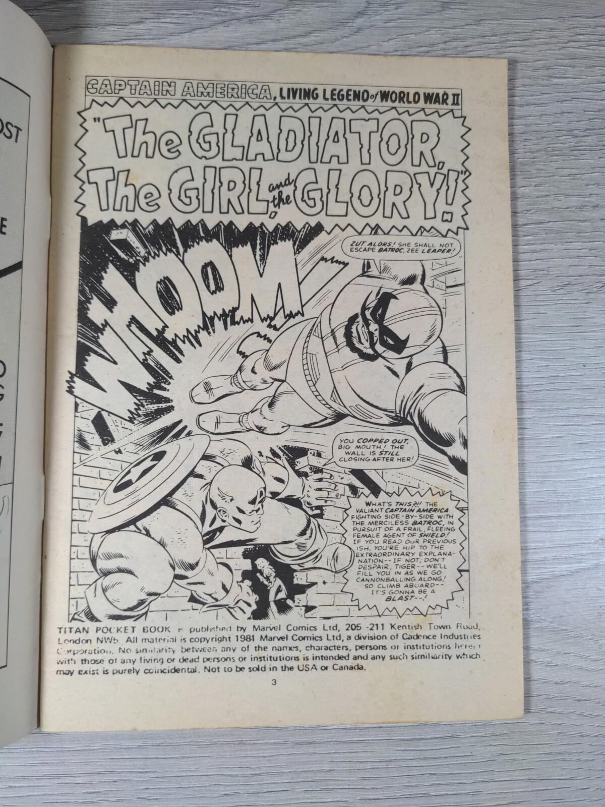 The Titans Pocket Book Issue Number 10 Marvel Digest Series 1980's Vintage Comic - Retrorama UK