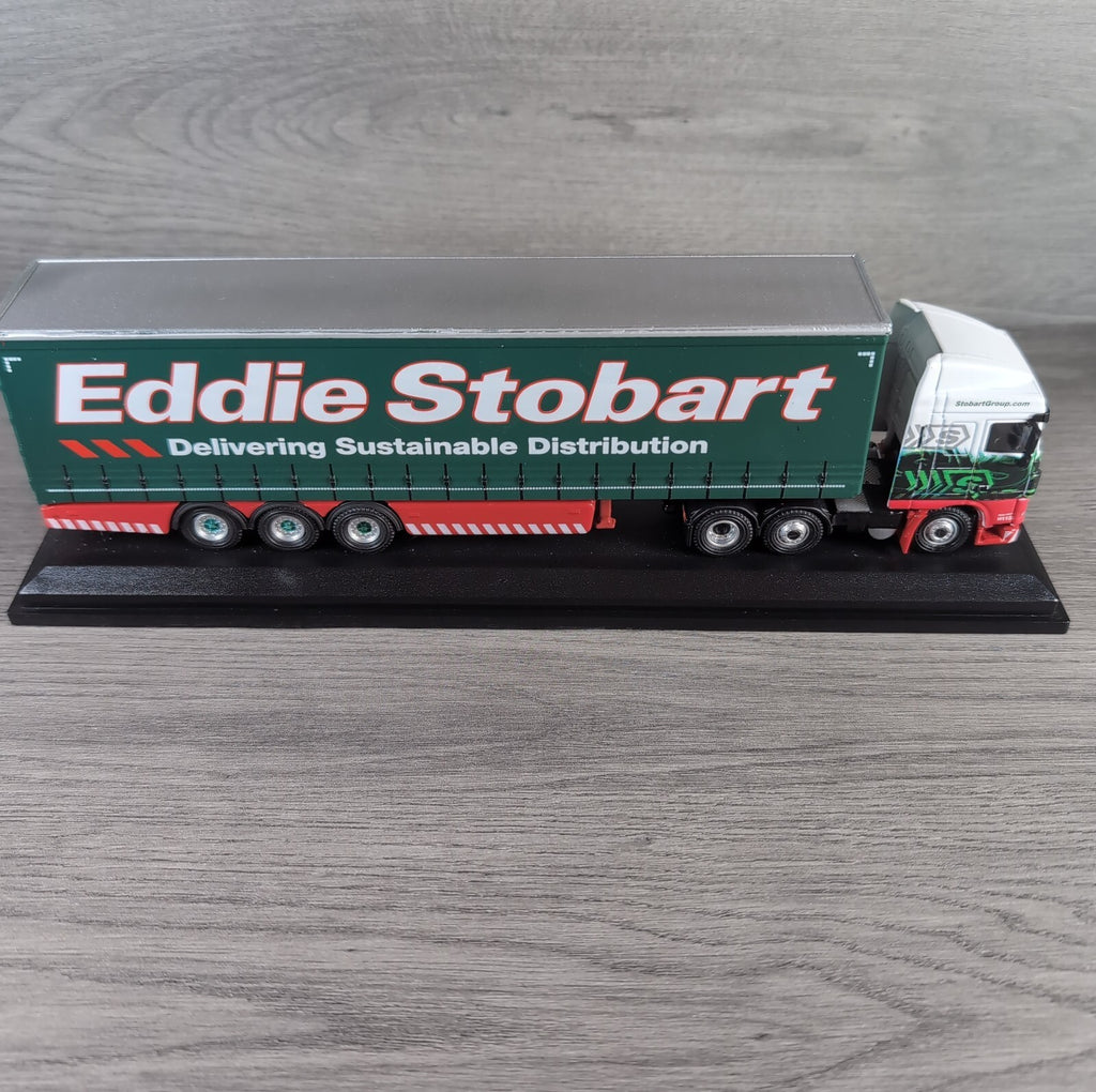 Atlas Editions Eddie Stobart DAF XF105 Space Cab Curtianside Ozzy Jude H113 1:76
