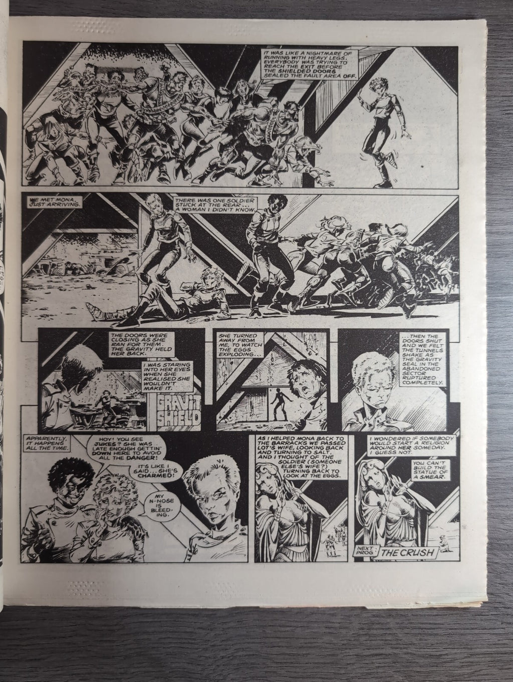 2000AD Prog 460 Featuring Judge Dread Comic 8th March 1986 Vintage Retro Comic