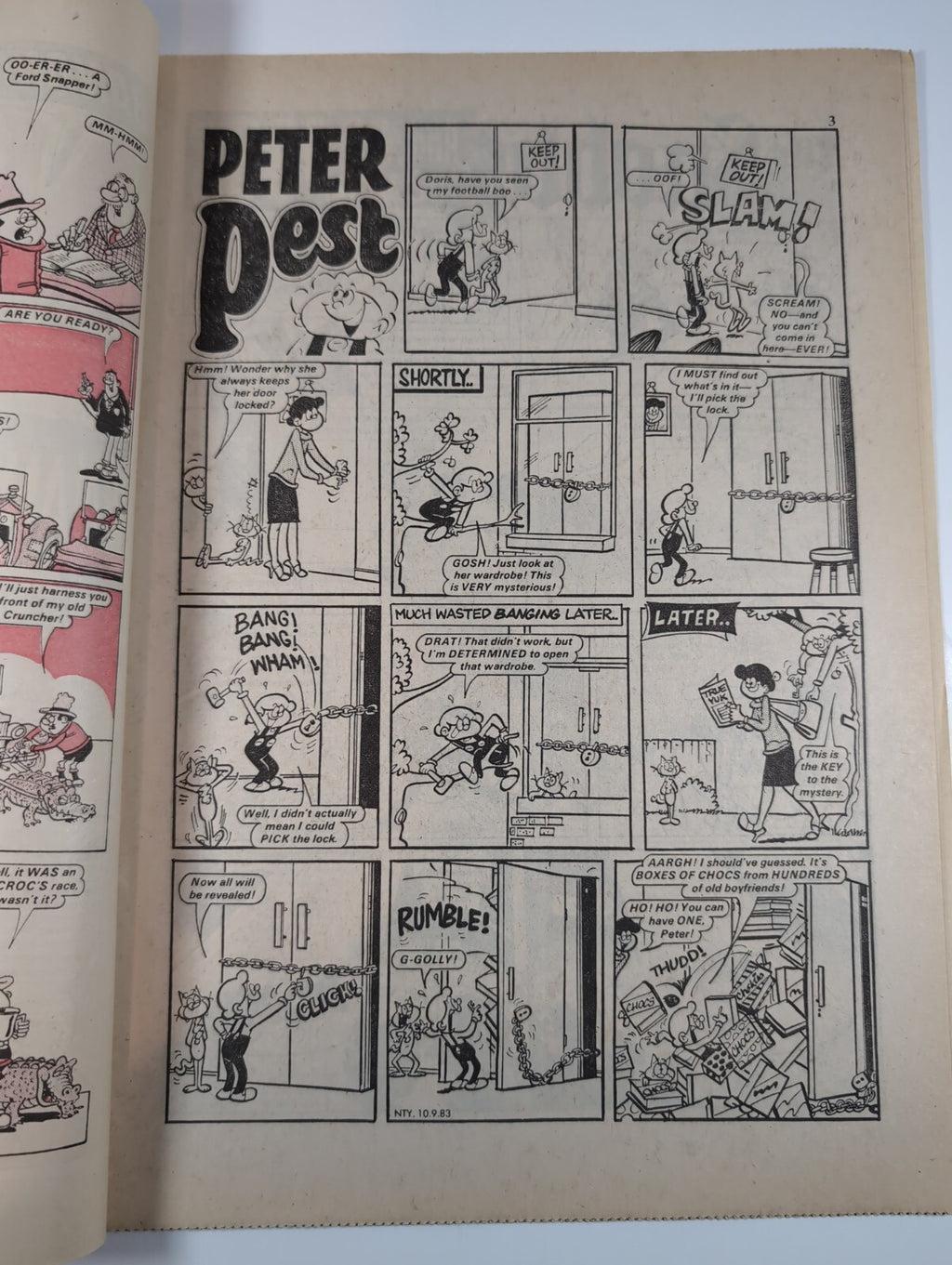 Nutty Comic Featuring Bananaman Issue No. 187 Sept 10th 1983 Vintage Retro Comic