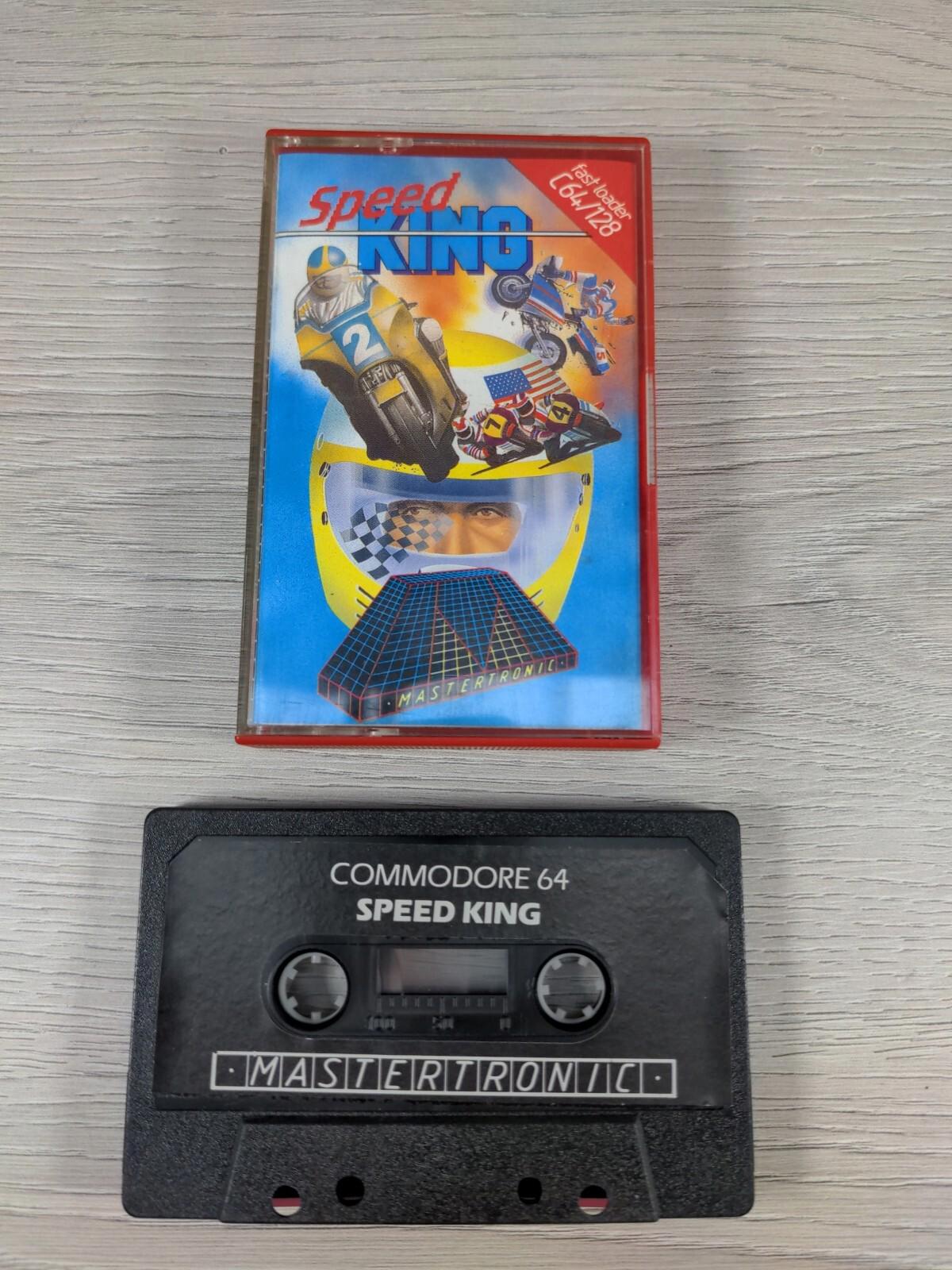 Speed King Commodore 64 C64 Game Cassette Mastertronic Tested & Working