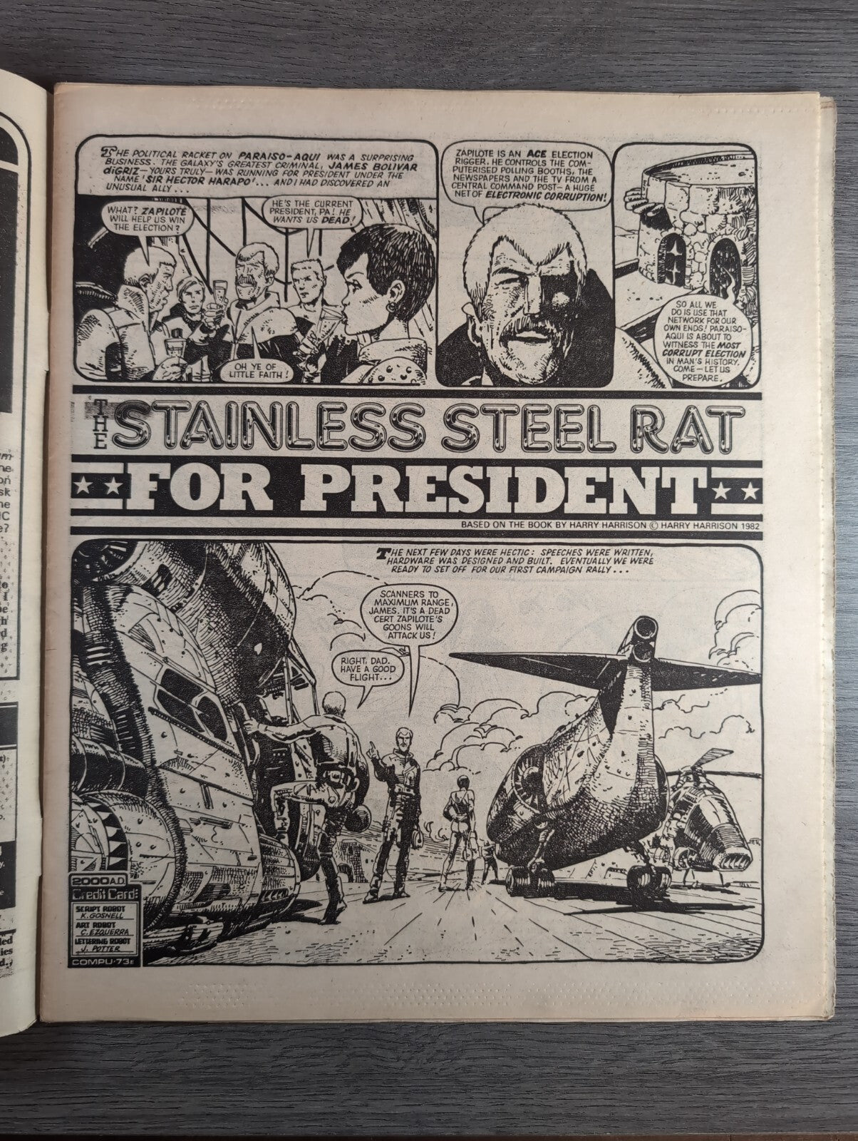 2000AD Prog 400 Featuring Judge Dread Comic 12th Jan 1985 Vintage Retro Comic