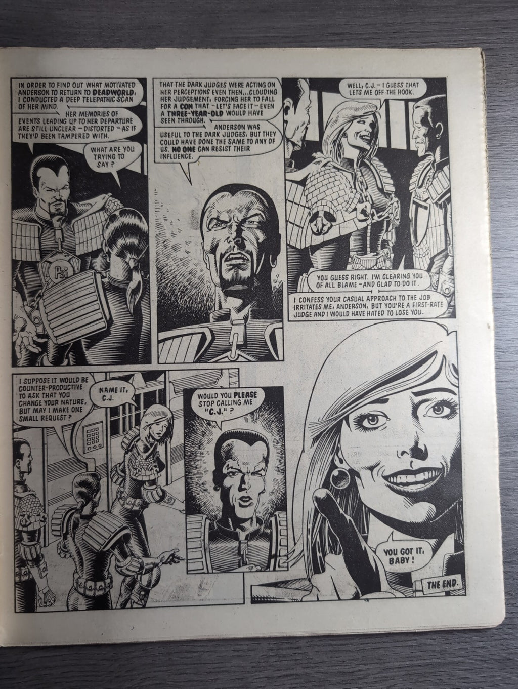2000AD Prog 427 Featuring Judge Dread Comic 20th July 1985 Vintage Retro Comic