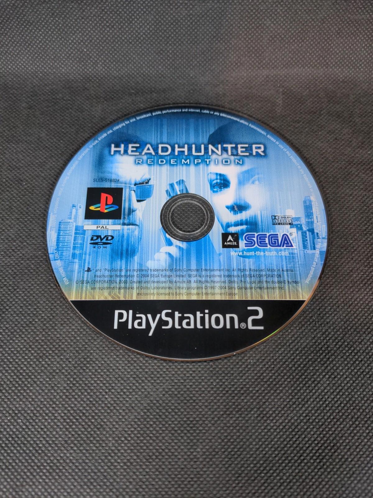 Headhunter Redemption Playstation 2 PS2 Video Game Manual Included VGC