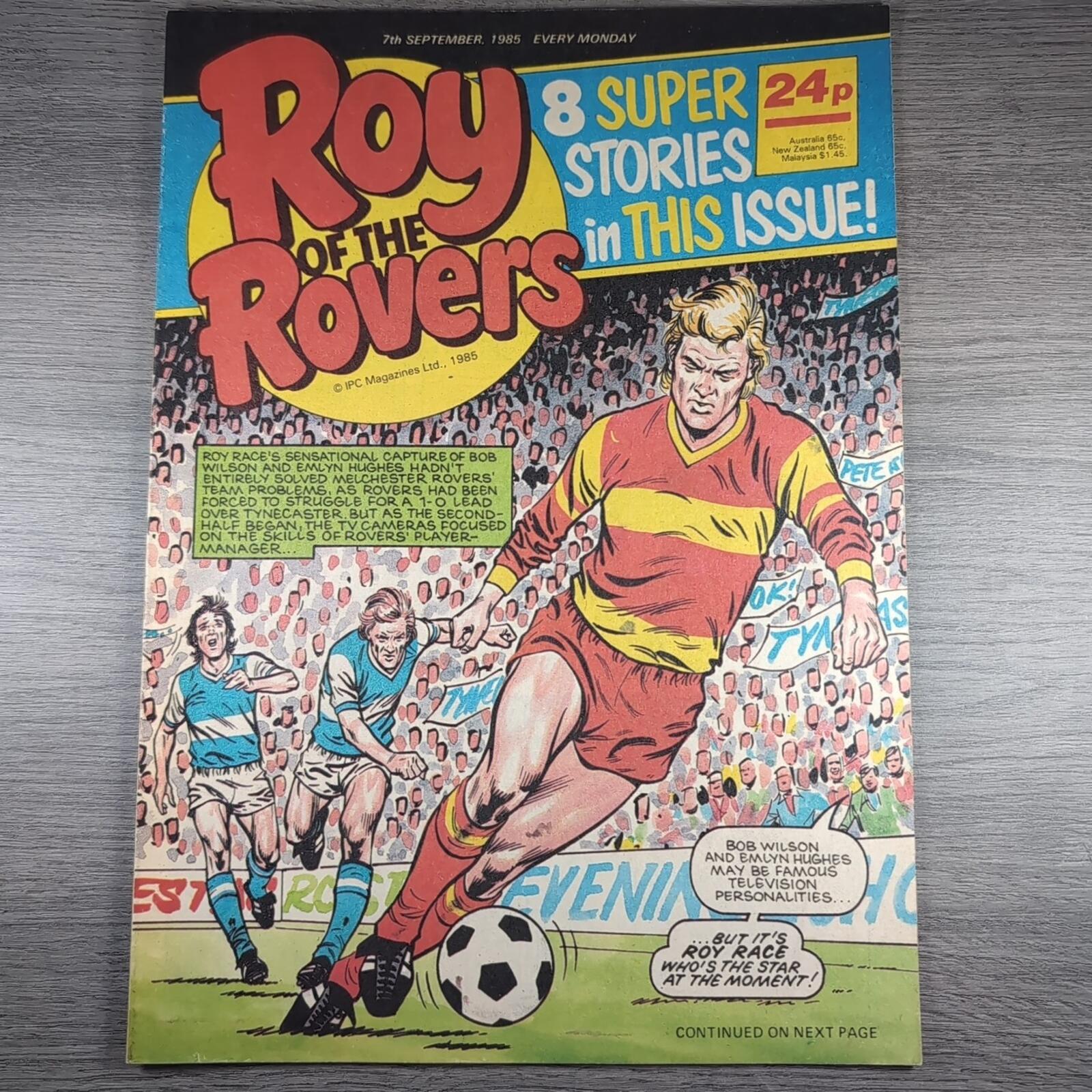 Roy of The Rovers 7th September 1985 Vintage Comic IPC Magazines