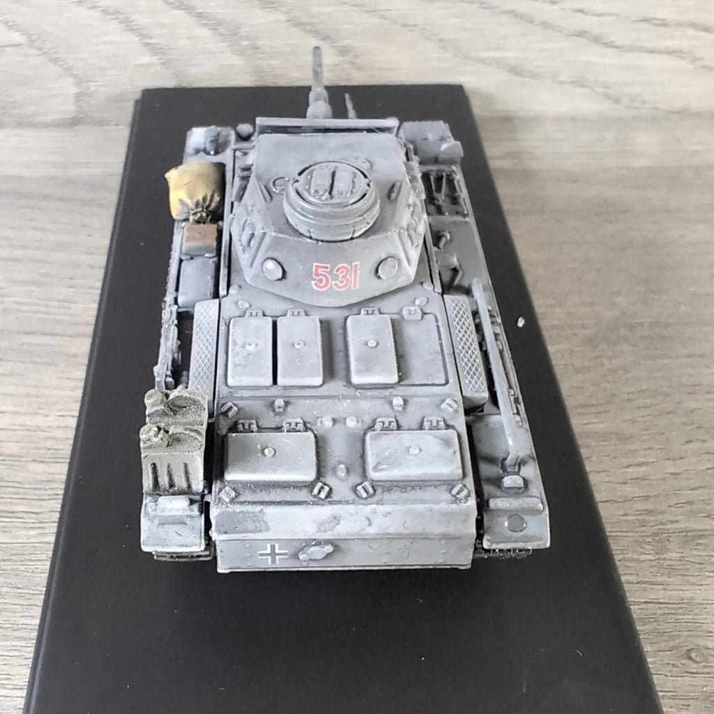 1:72nd Armor PzKpfw III Ausf H Diecast Model Tank 1/72 Scale Admiral Toys