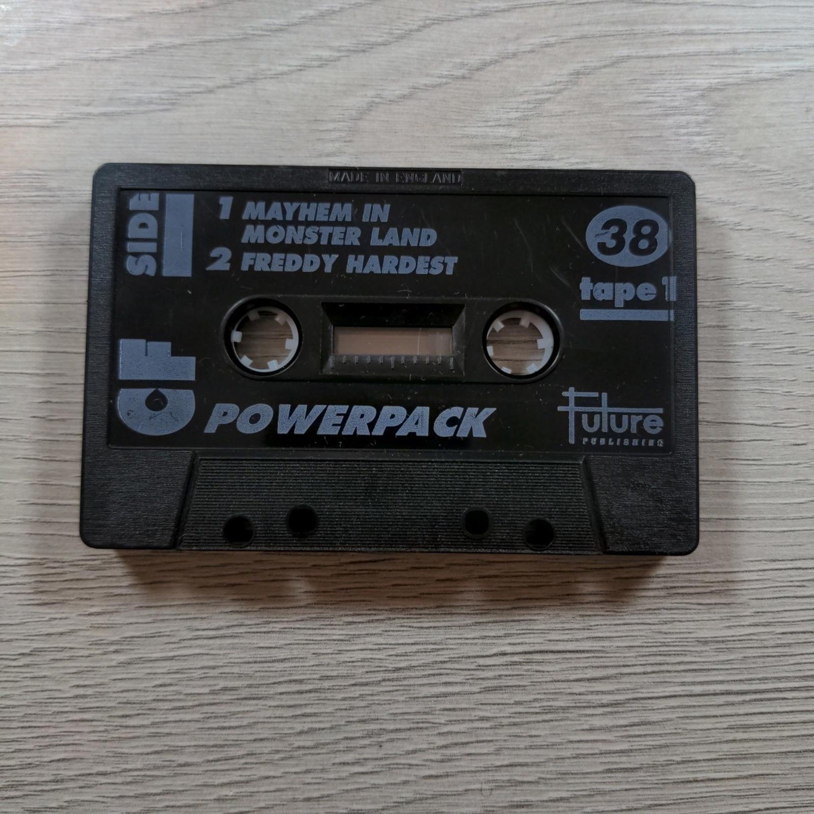 The CF Power Pack Tape 38 Commodore 64 C64 Video Game Cassette Tested & Working
