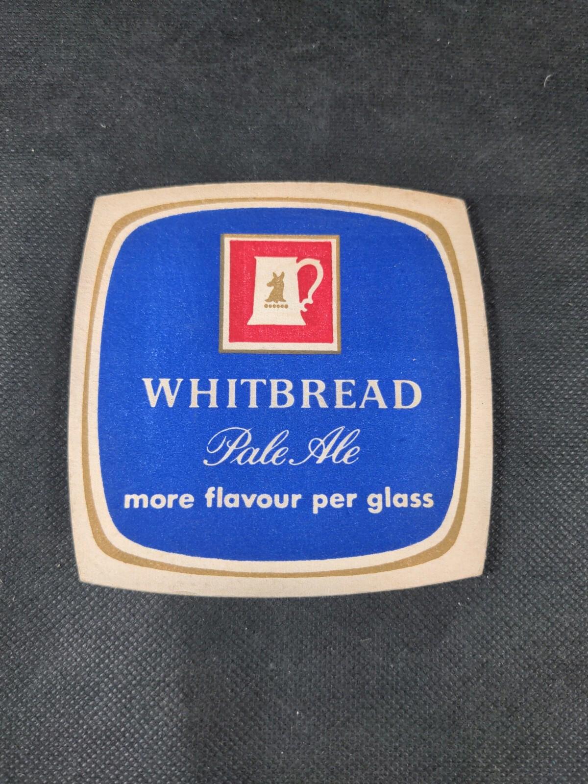 5 Vintage Beer Mats Whitbread Ale - Retrorama UK