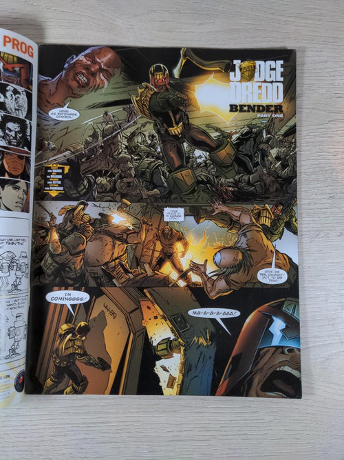2000AD Comic Mega City Takedown Prog 1845 Date 14th August 2013 - Retrorama UK