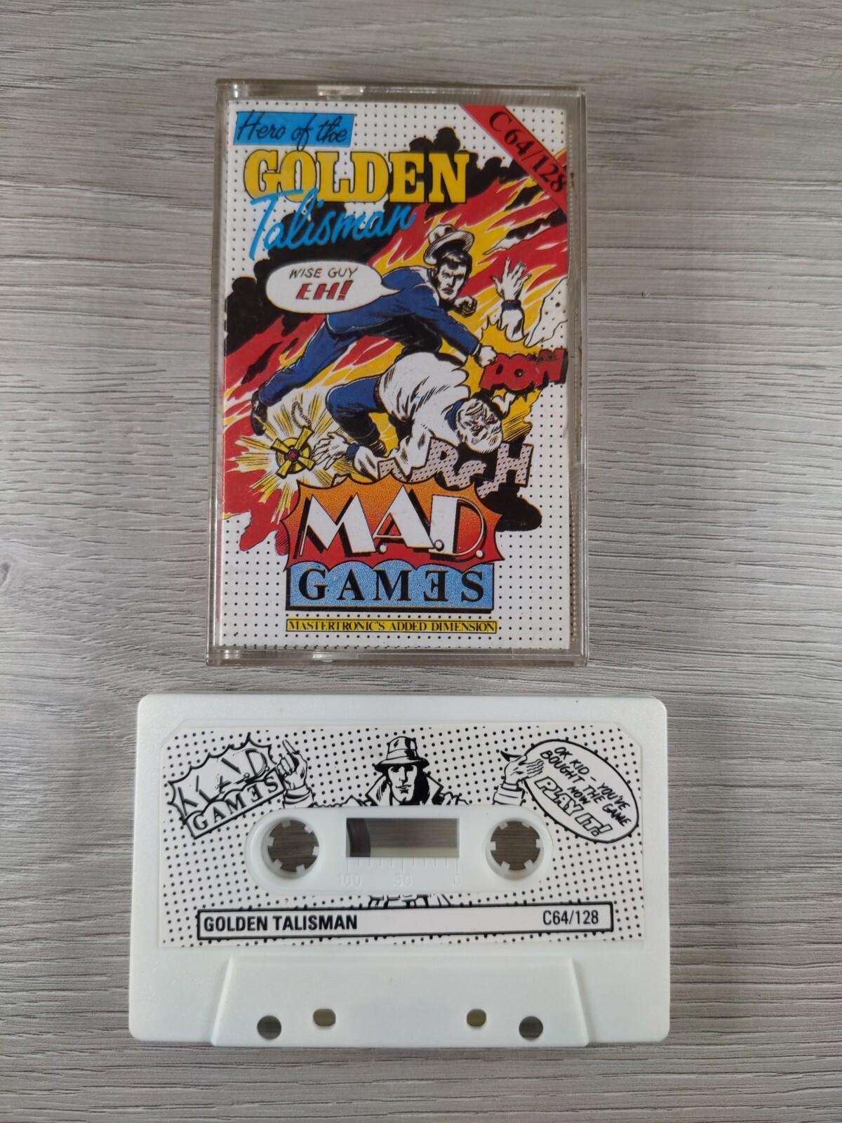 Hero Of The Golden Talisman Commodore 64 C64 Game Cassette - Tested & Working