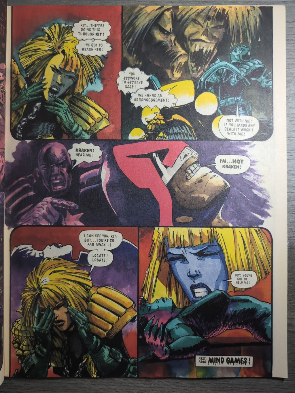 2000AD Prog 682 Featuring Judge Dredd Comic 9th June 1990 Vintage Retro Comic
