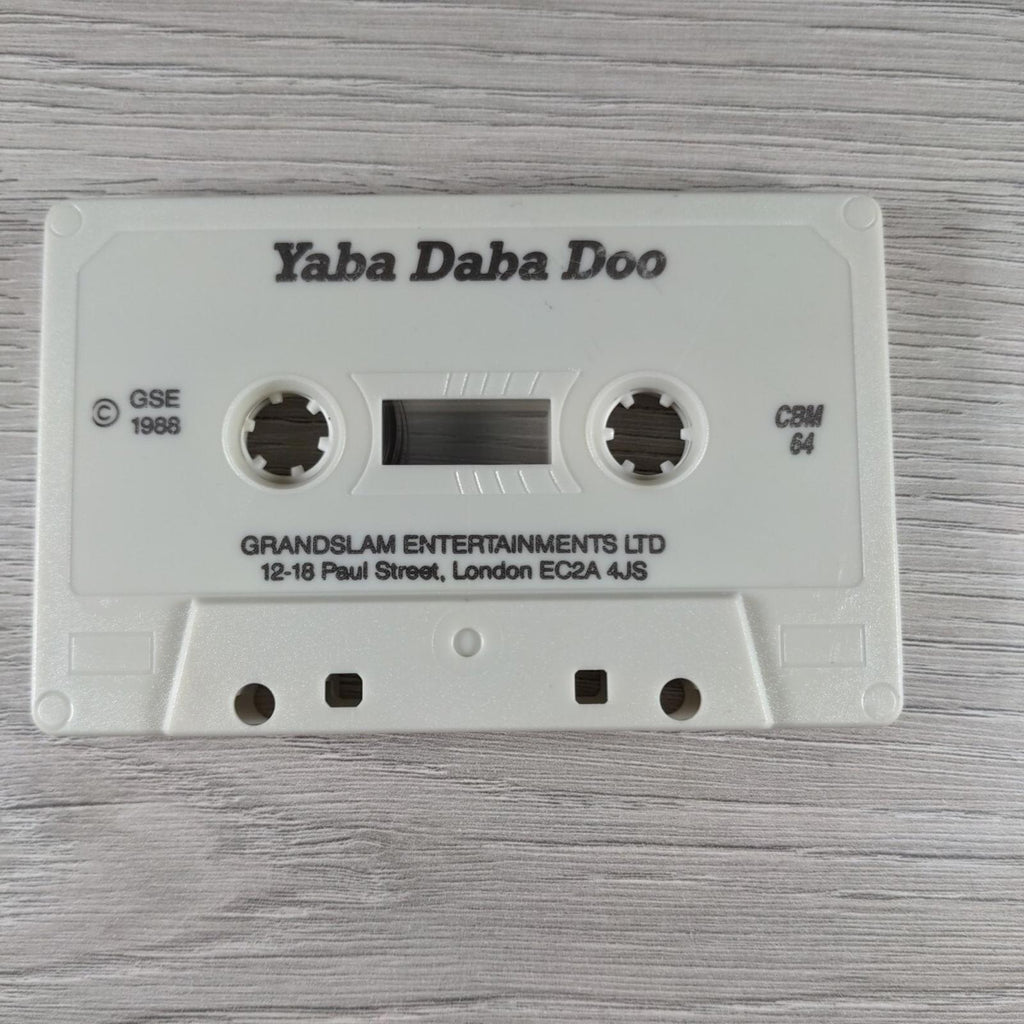 The Flintstones Yabba Dabba Doo! Commodore 64 C64 Game Cassette Tested & Working
