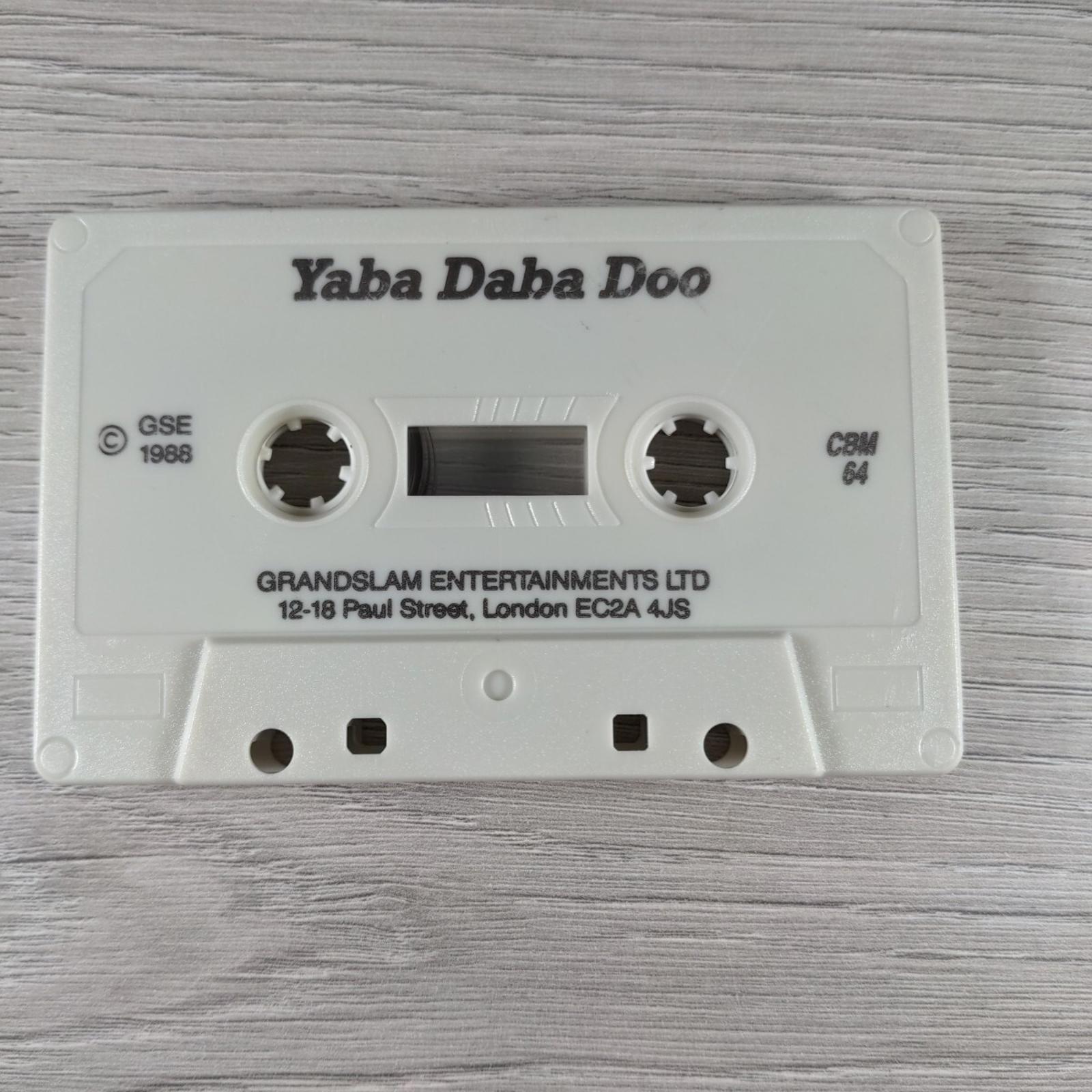 The Flintstones Yabba Dabba Doo! Commodore 64 C64 Game Cassette Tested & Working