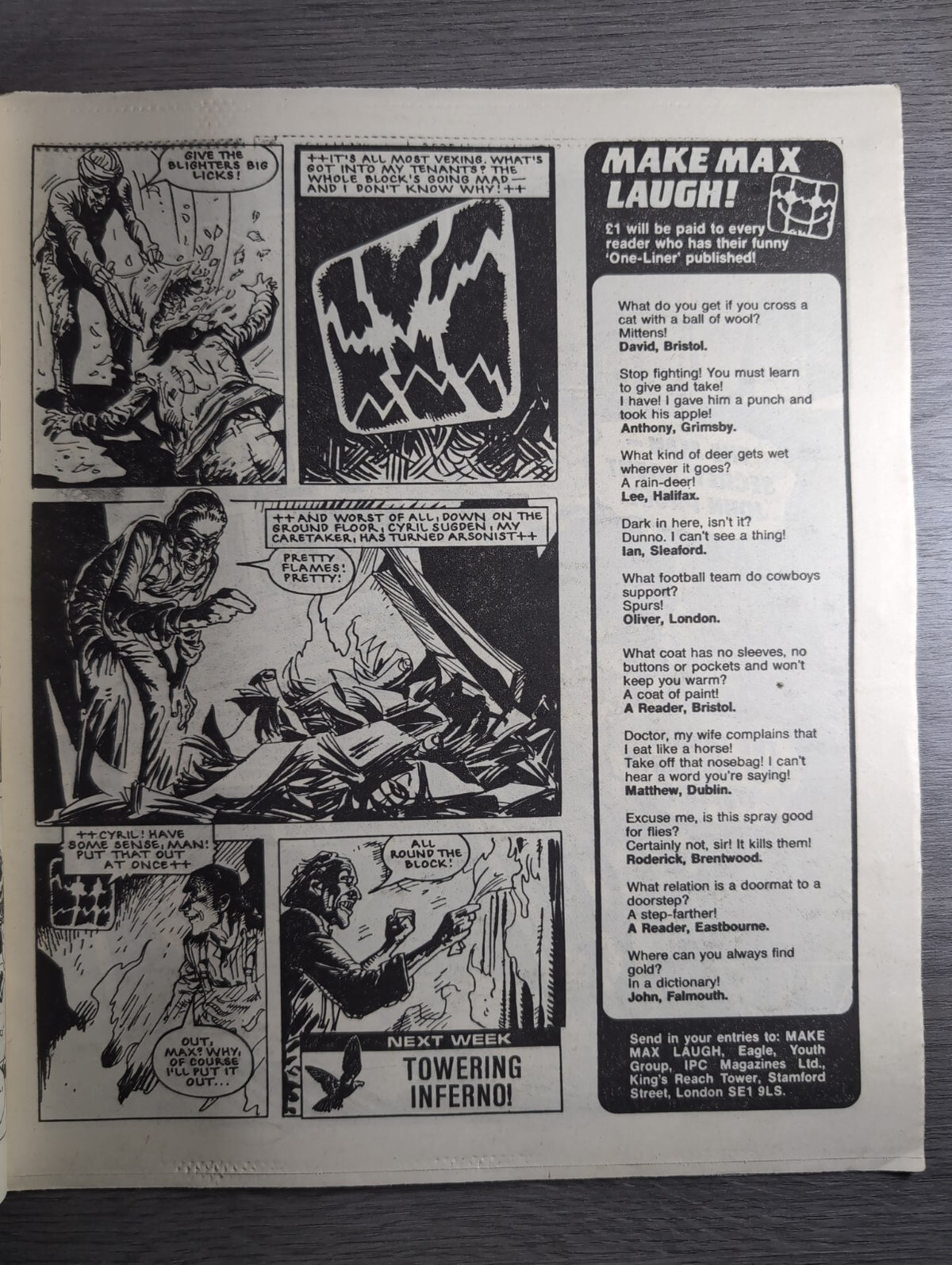 Eagle Comic Issue No. 256 14th Feb 1987 Vintage Retro UK Comic