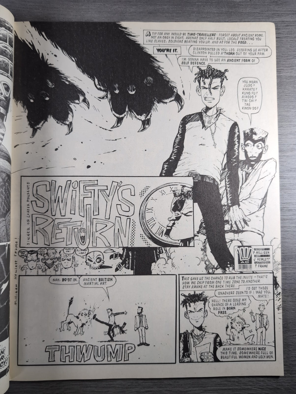 2000AD Prog 617 Featuring Judge Dread Comic 11th March 1989 Vintage Retro Comic