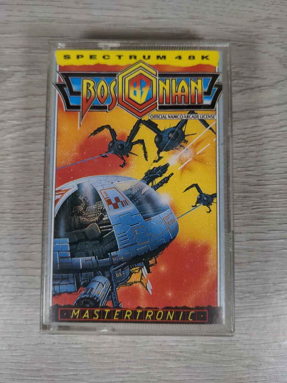 Bosconian ZX Spectrum 48K Video Game Cassette Mastertronic Tested & Working