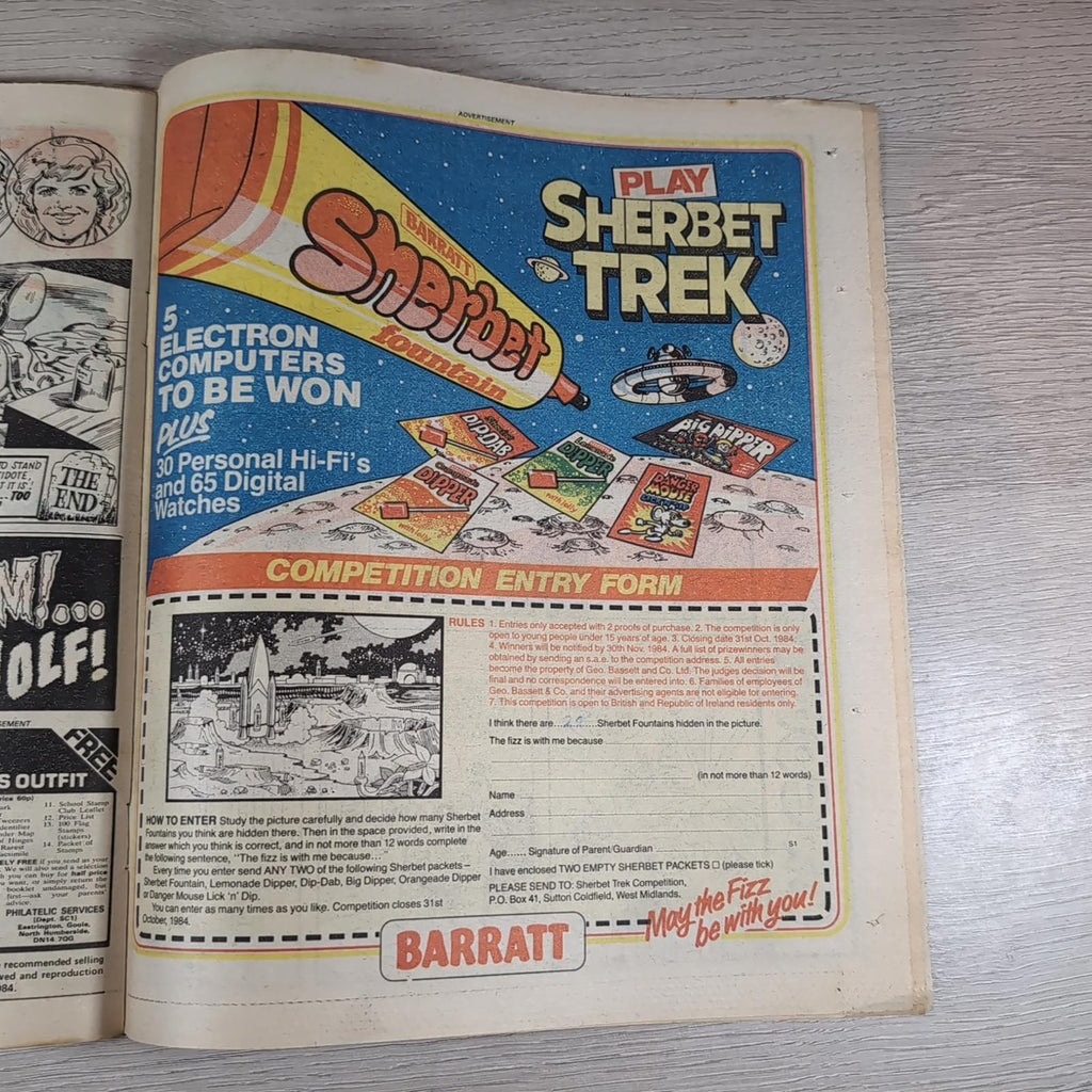 Scream! Comic Issue Number 7 5th May 1984