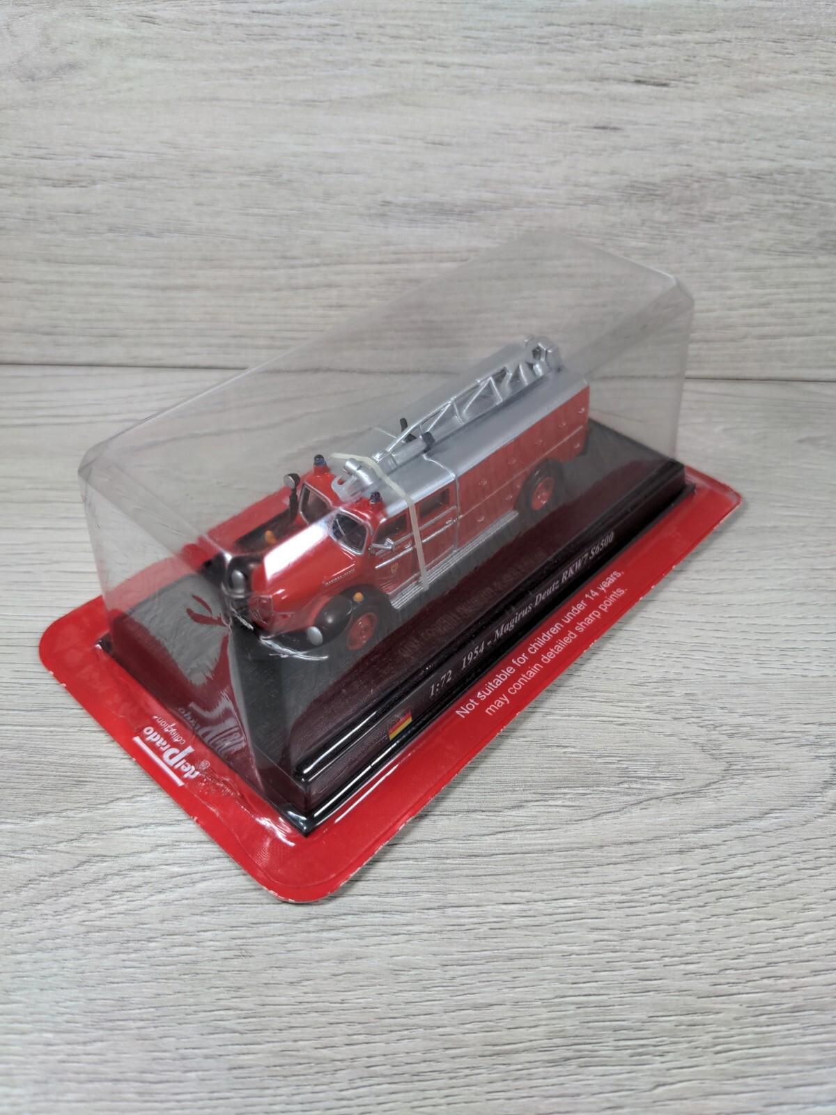Del Prado Fire Engines of the World 1954 Magirus Deutz RKW7 S6500 1:72 Scale - Retrorama UK