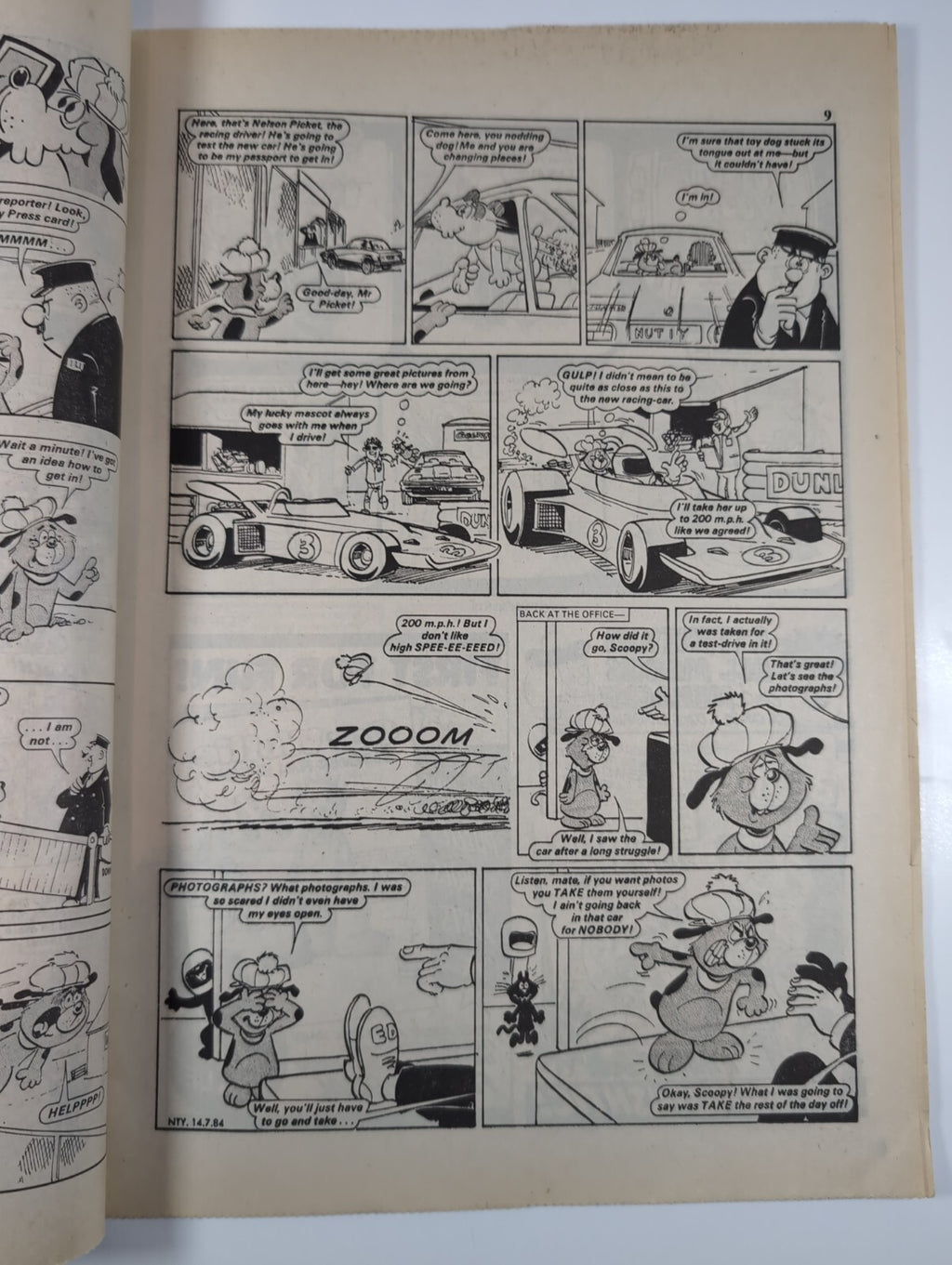 Nutty Comic Featuring Bananaman Issue No. 231 Jul 14th 1984  Vintage Retro Comic