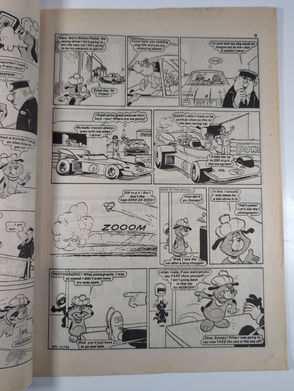 Nutty Comic Featuring Bananaman Issue No. 231 Jul 14th 1984  Vintage Retro Comic