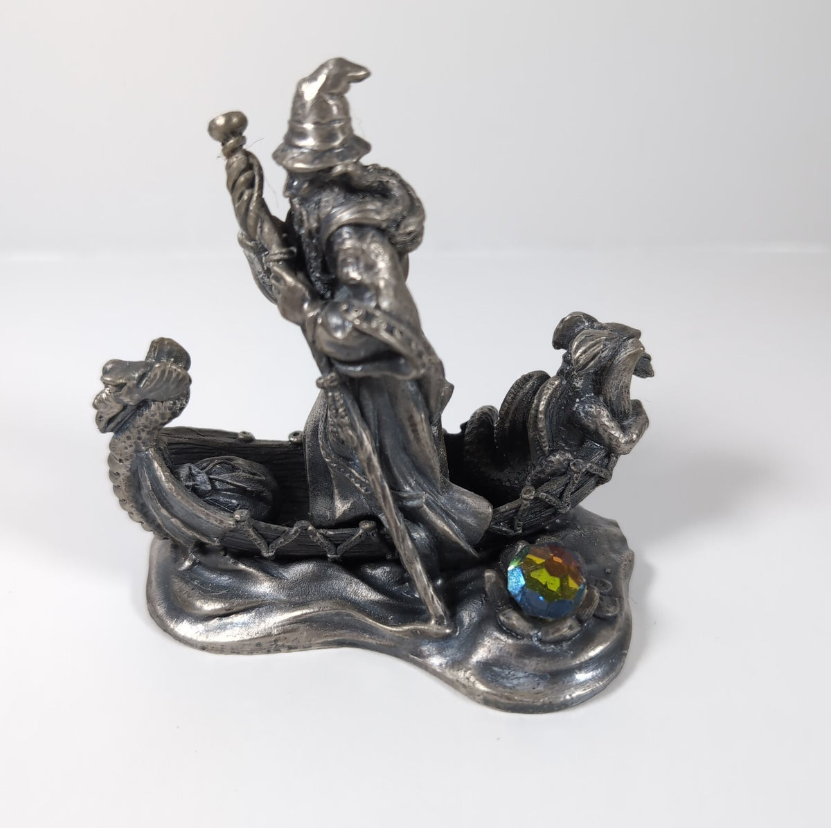 Myth & Magic The Wizard Of The Lake The Tudor Mint Pewter Metal Figure