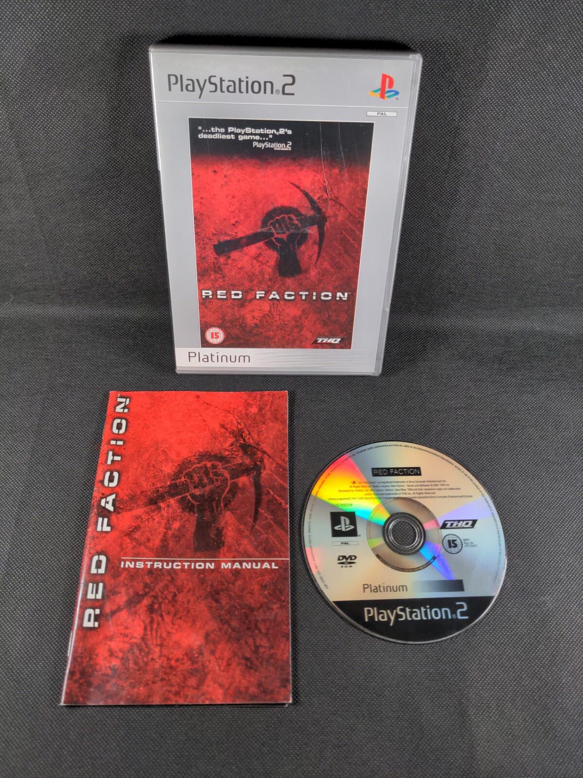 Red Faction Platinum PS2 PlayStation 2 PAL Region 15+