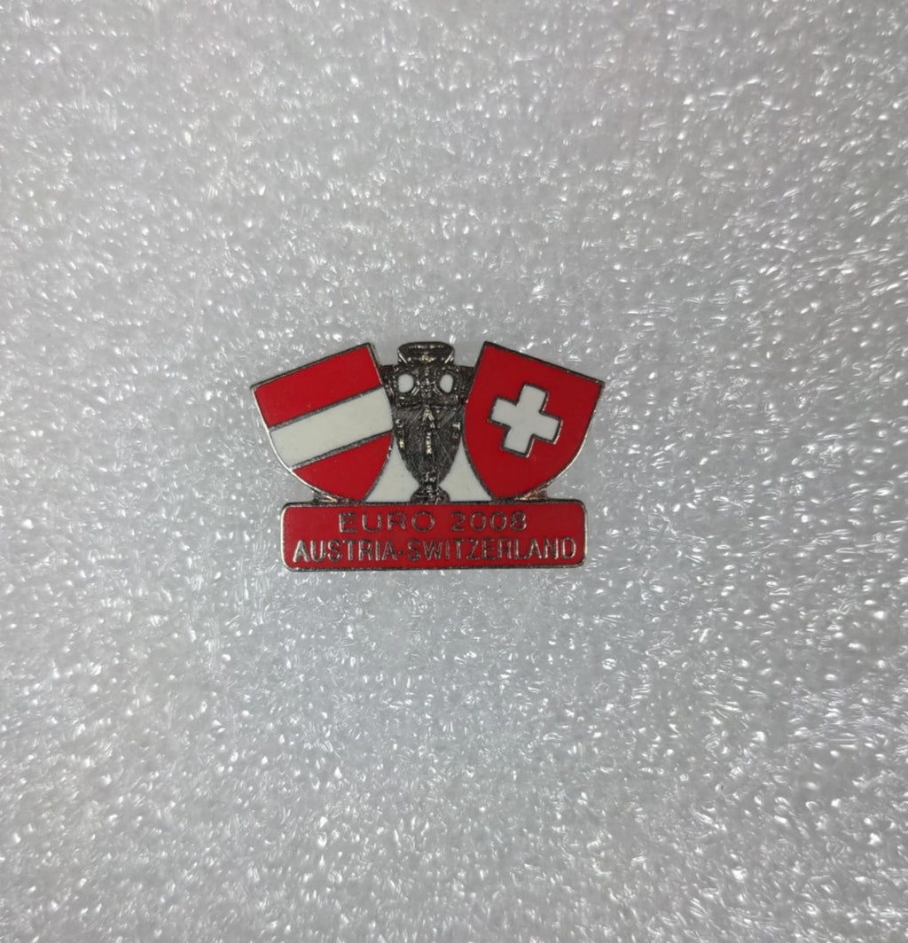 Austria v Switzerland Euro 2008 Football Match Pin Badge - Retrorama UK