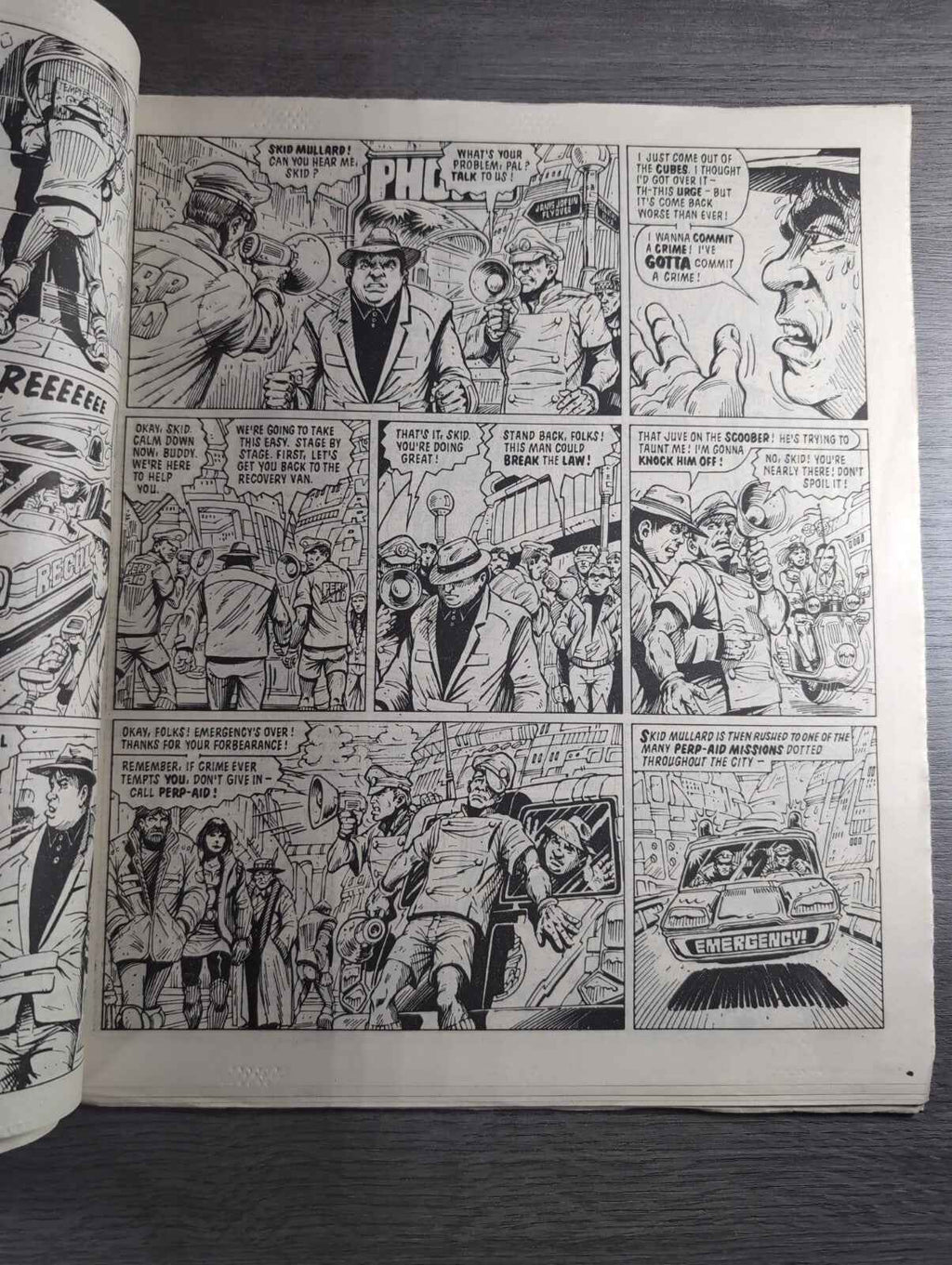 2000AD Prog 482 Featuring Judge Dread Comic Date 9th Aug 1986 Retro Comics