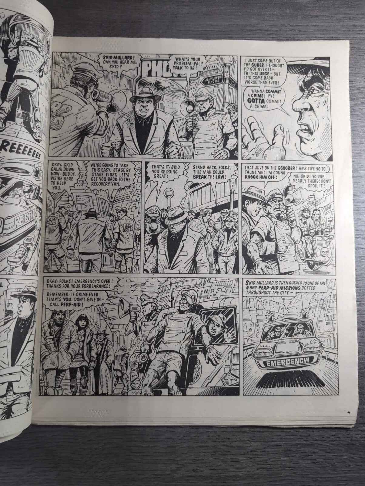 2000AD Prog 482 Featuring Judge Dread Comic Date 9th Aug 1986 Retro Comics