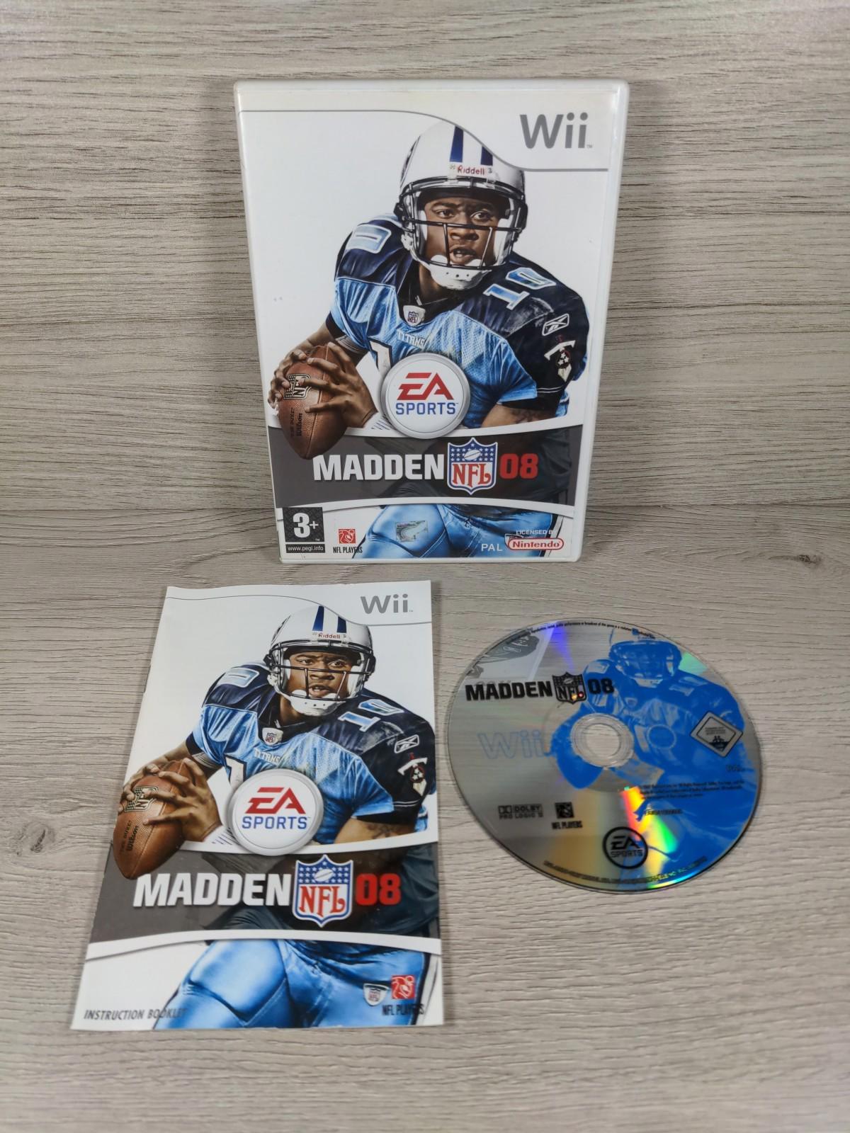 Madden NFL 08 Nintendo Wii Game American Football EA Sports