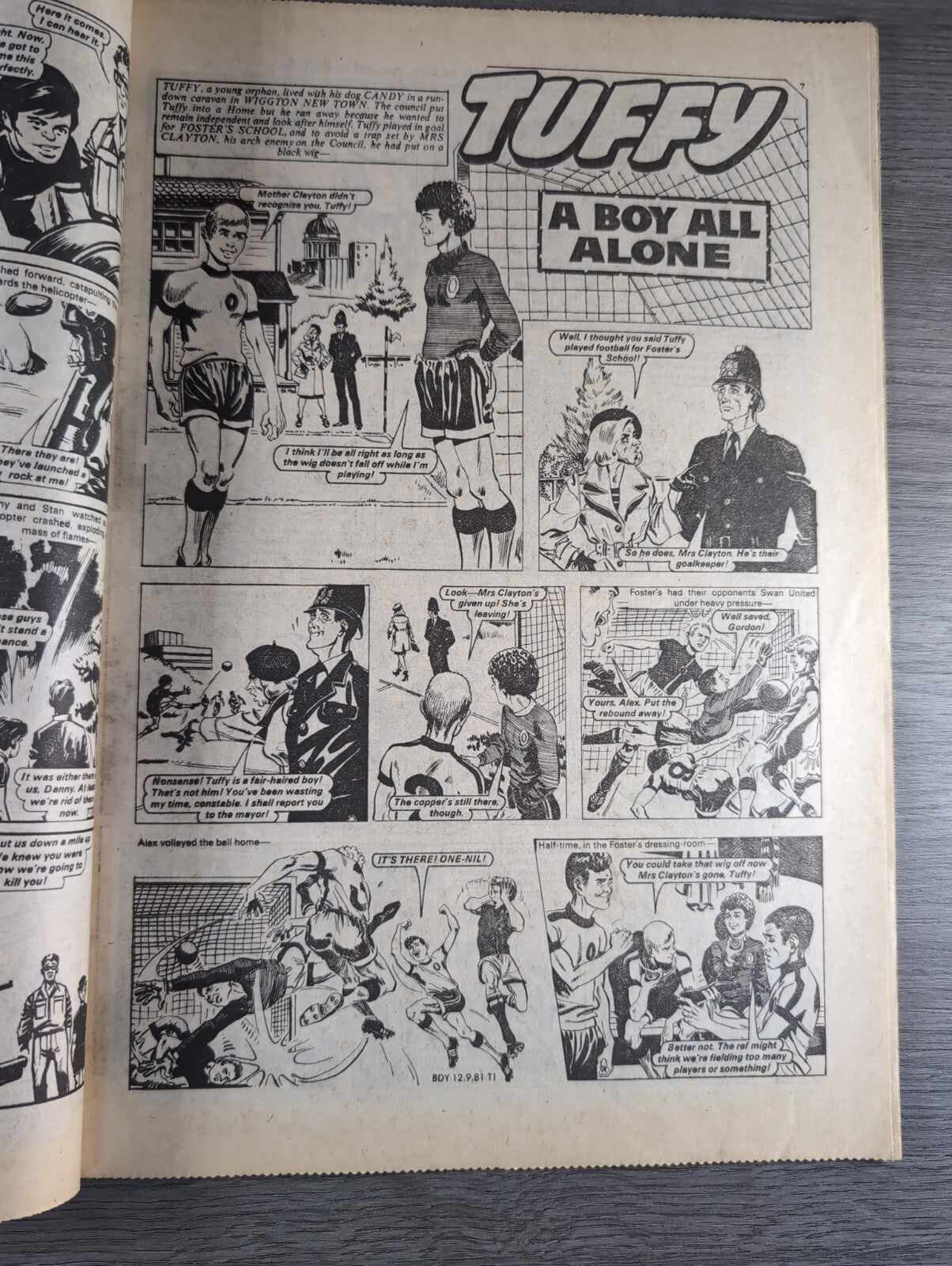 Buddy Comic Issue No 31 12th September 1981 Vintage Retro Comic