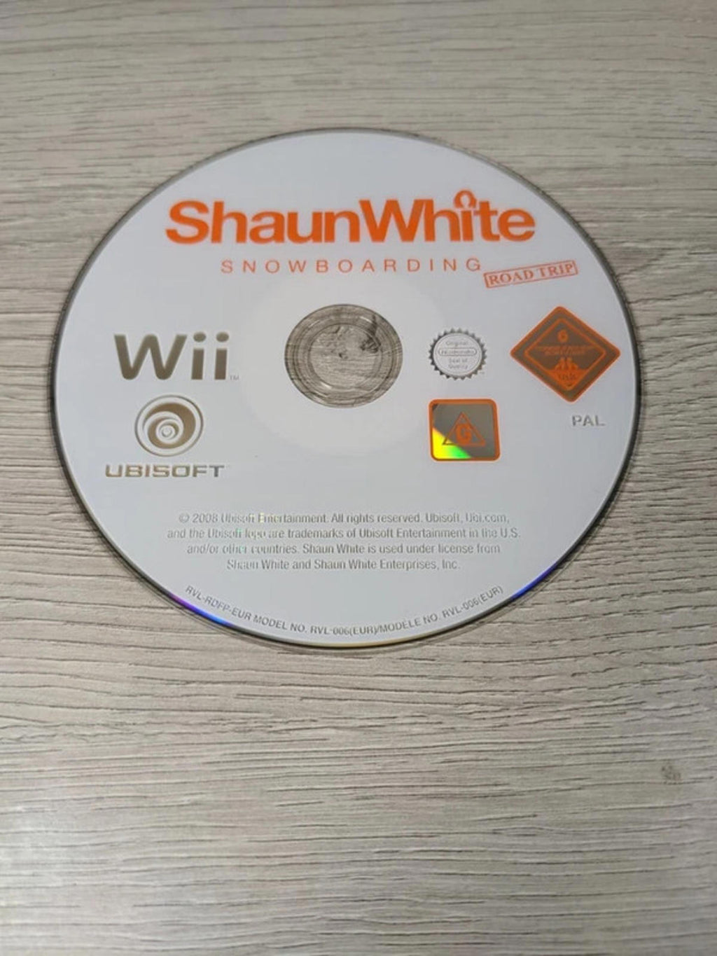 Shaun White Snowboarding Road Trip Nintendo Wii Game & Manual