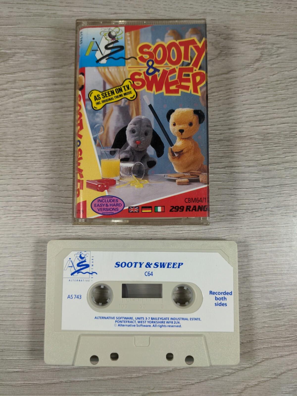 Sooty & Sweep Commodore 64 C64 Game Cassette Tested & Working