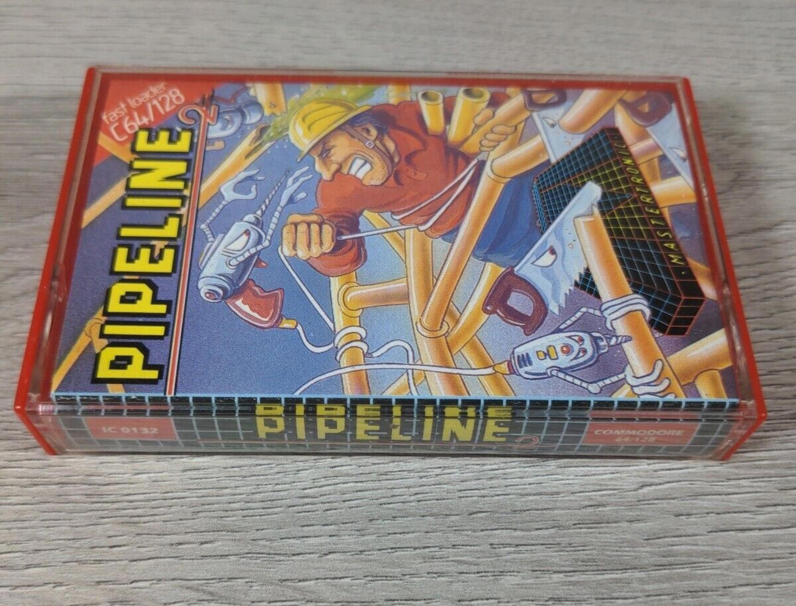 Super Pipeline 2 Commodore 64 C64 Game Cassette Mastertronic Tested & Working