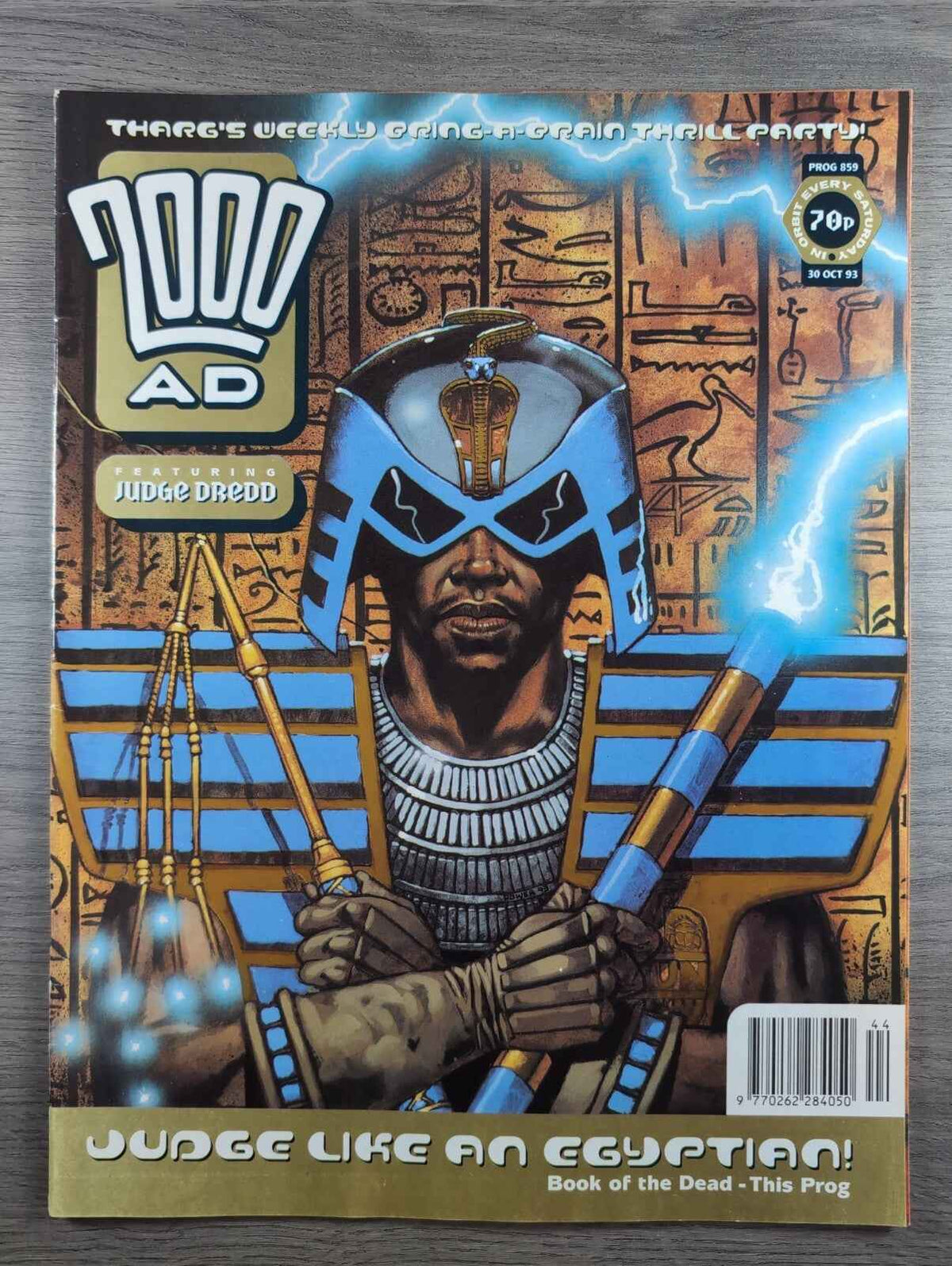2000AD Prog 859 Featuring Judge Dredd Comic 3th Oct 1993 Vintage Retro Comic