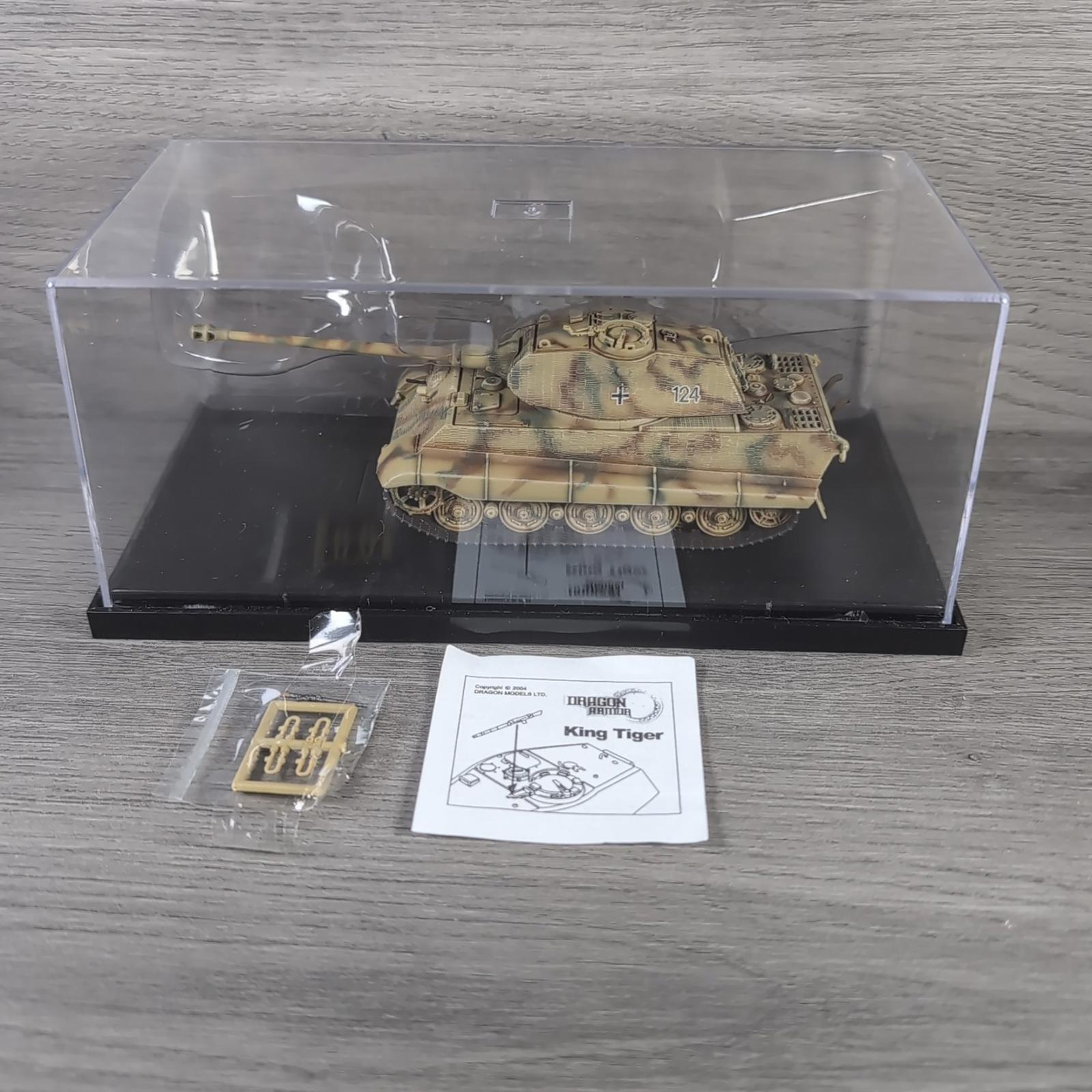Dragon Armor Kingtiger Posrche Turrer w/Zimmerit sPzABT 501  1:72 Scale Model