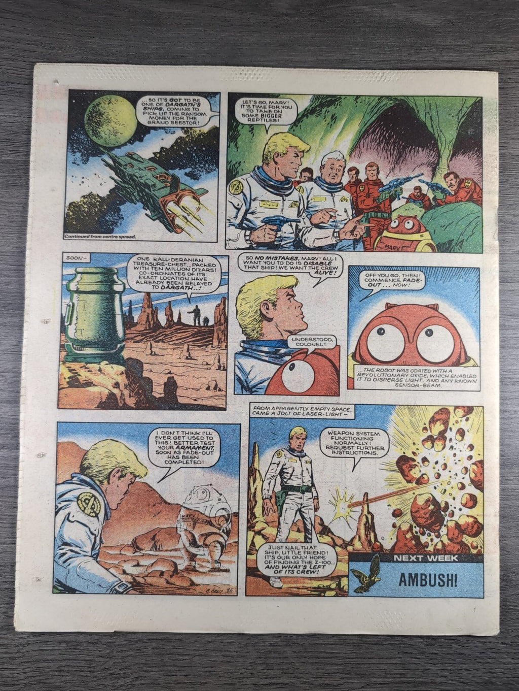 Eagle Comic Issue No. 247 13th December 1986 Vintage Retro UK Comic