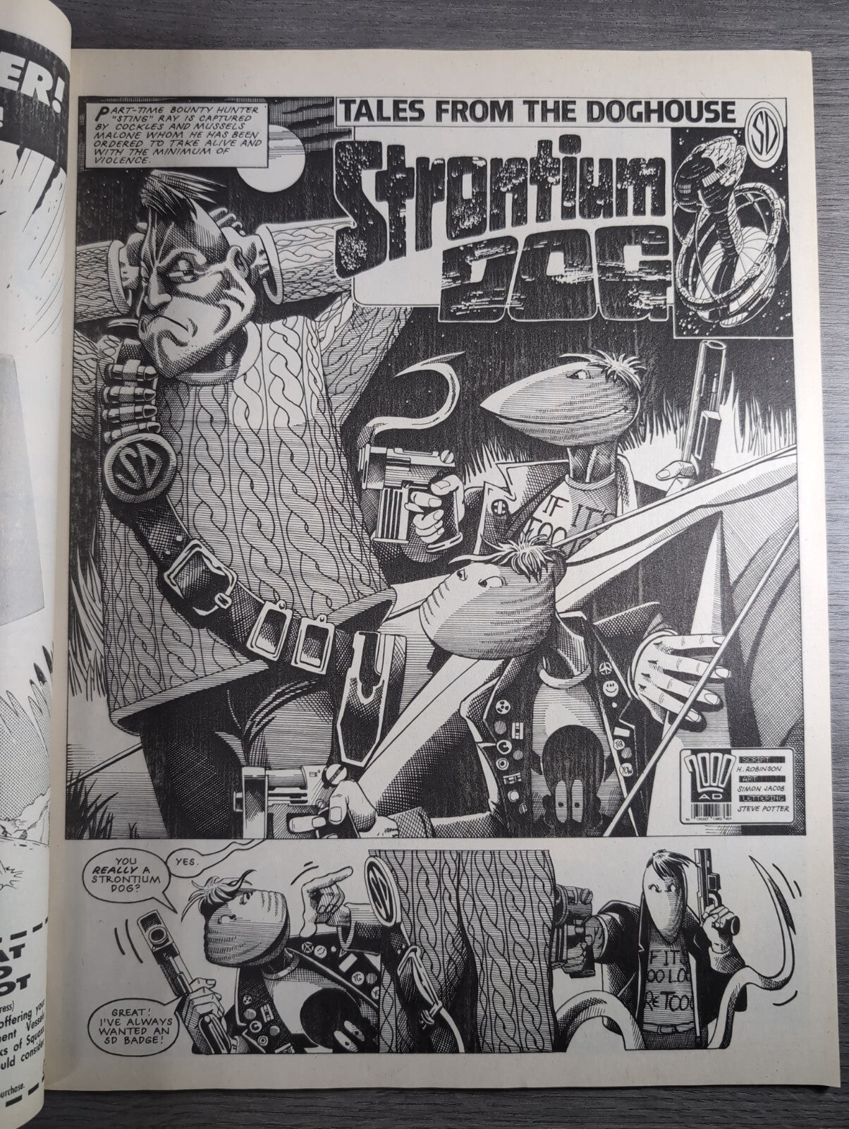 2000AD Prog 624 Featuring Judge Dread Comic 29th April 1989 Vintage Retro Comic