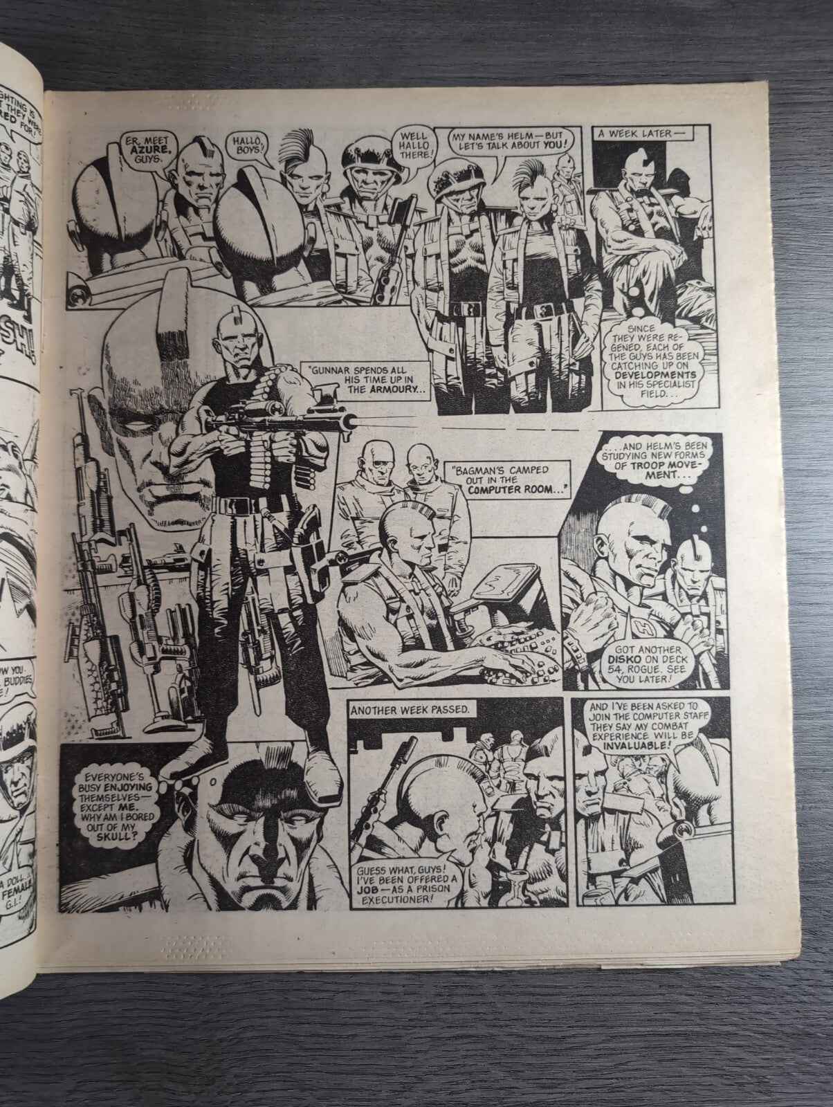 2000AD Prog 402 Featuring Judge Dread Comic 26th Jan 1985 Vintage Retro Comic