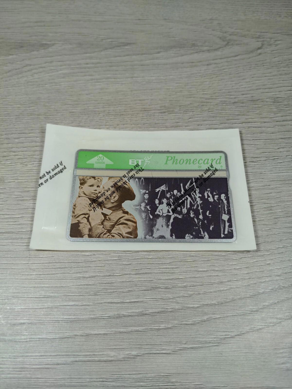 BT Phonecard 20 Units £2 The Time Of Our Lives 50th Anniversary Of VE Day Unused - Retrorama UK