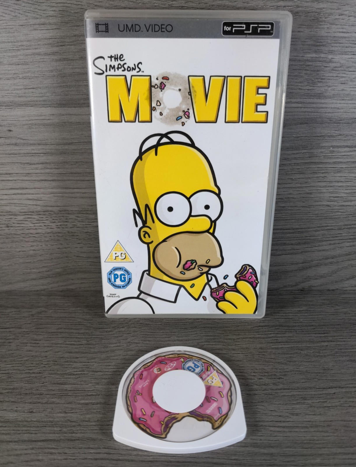 The Simpsons Movie For PSP Playstation Portable UMD Film 2008