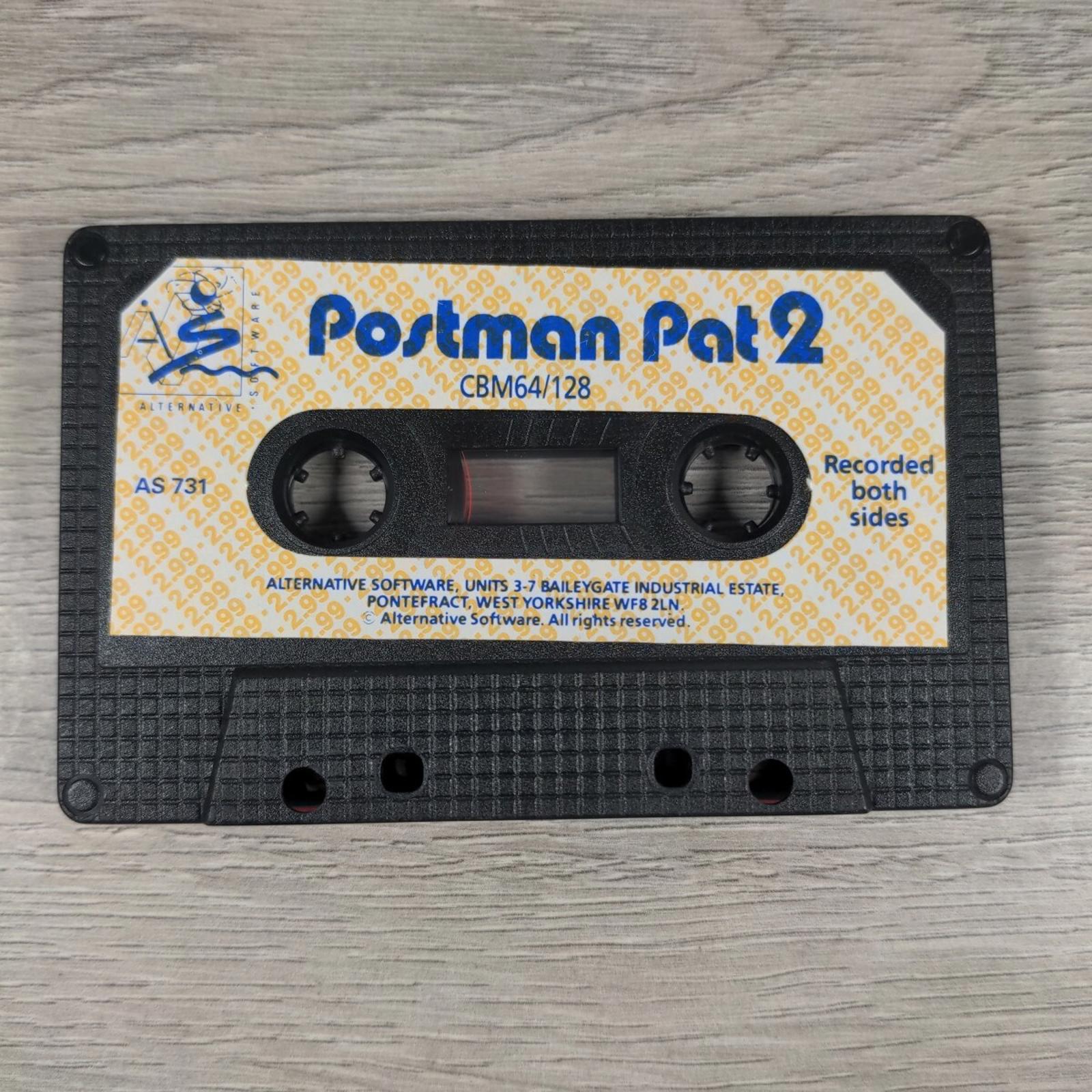 Postman Pat 2 Commodore 64 C64 Game Cassette Tested & Working - Retrorama UK